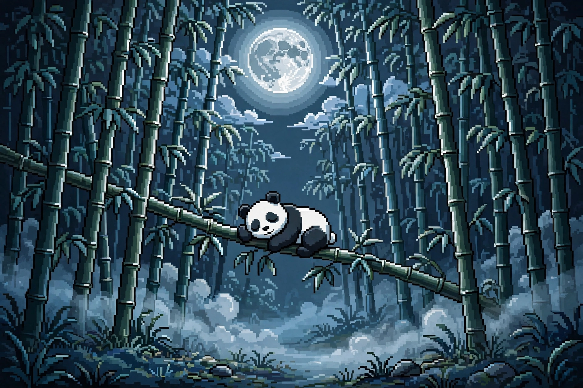 Moonlit Bamboo