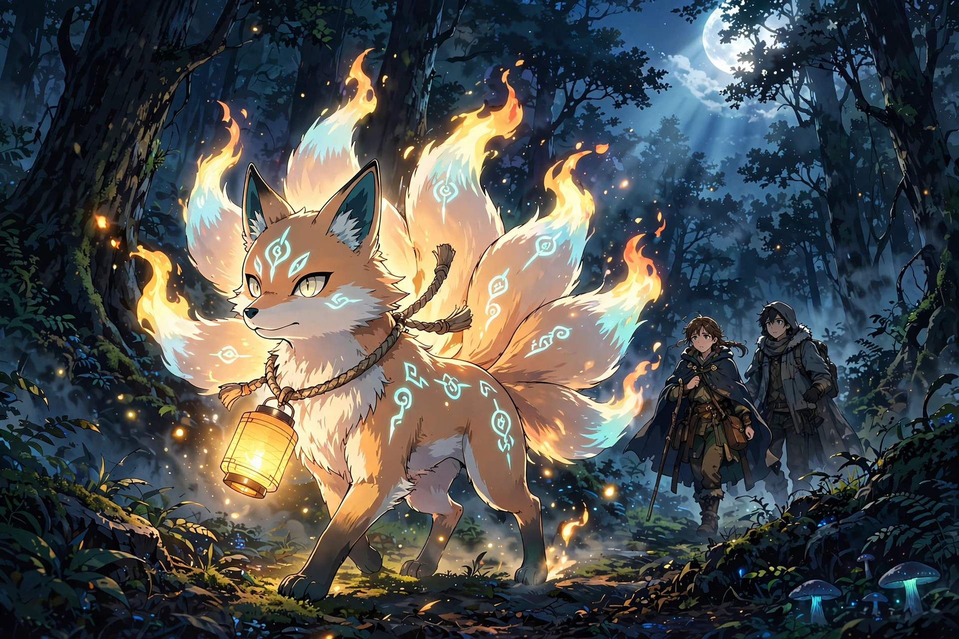 Moonlit Kitsune