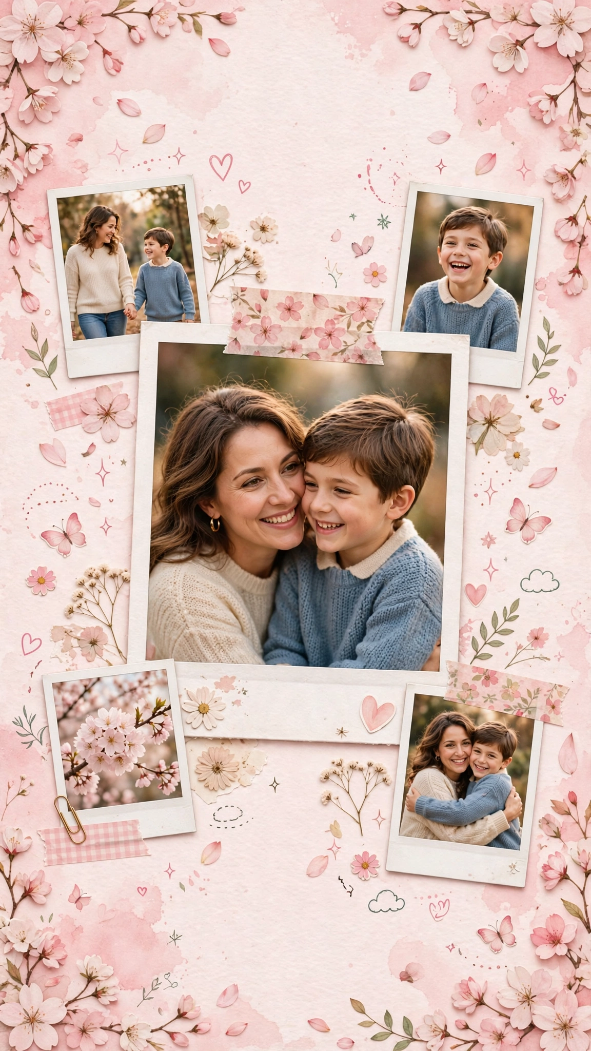 Mother's Day Scrapbook Collage Prompt