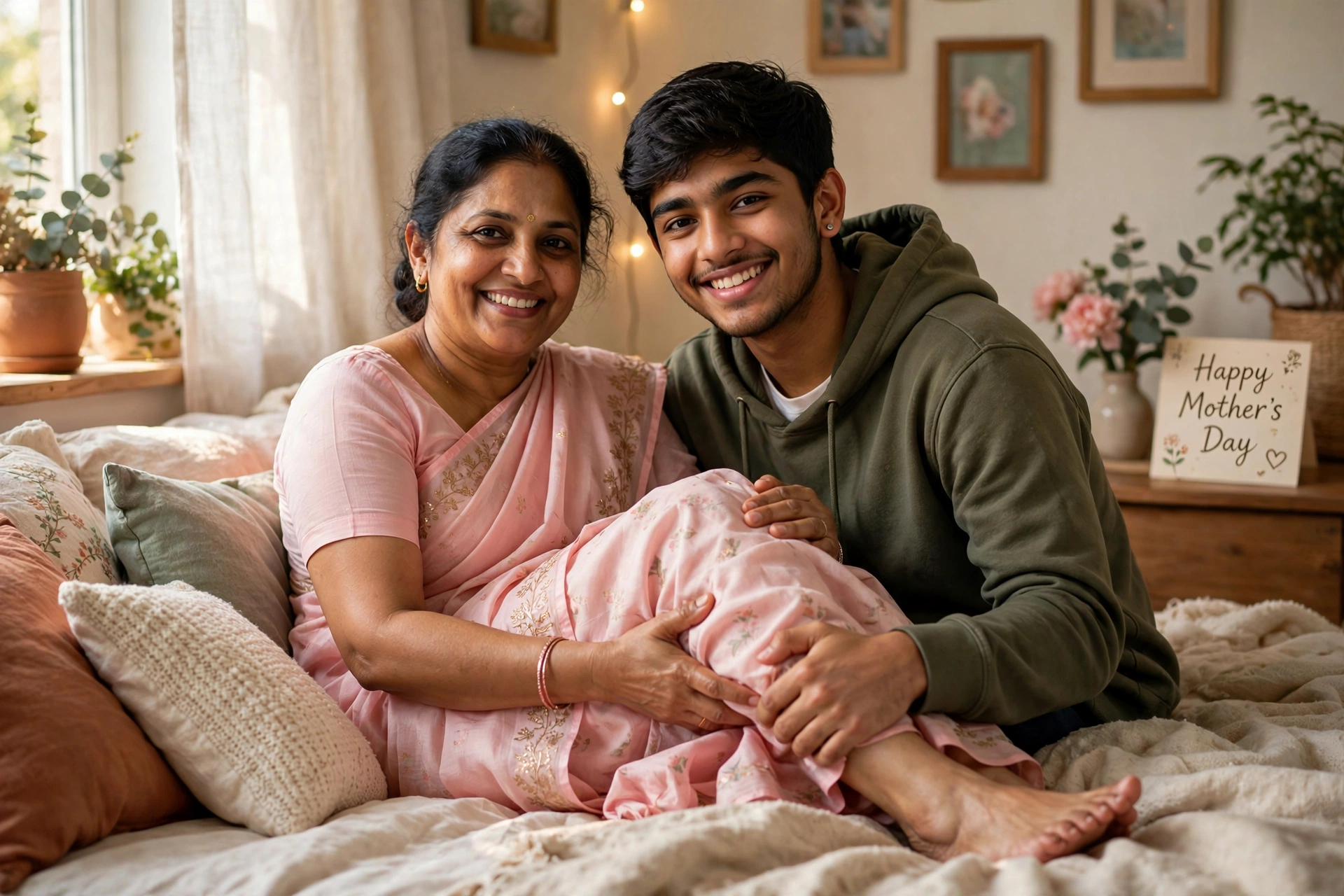 Mother's Day with Son