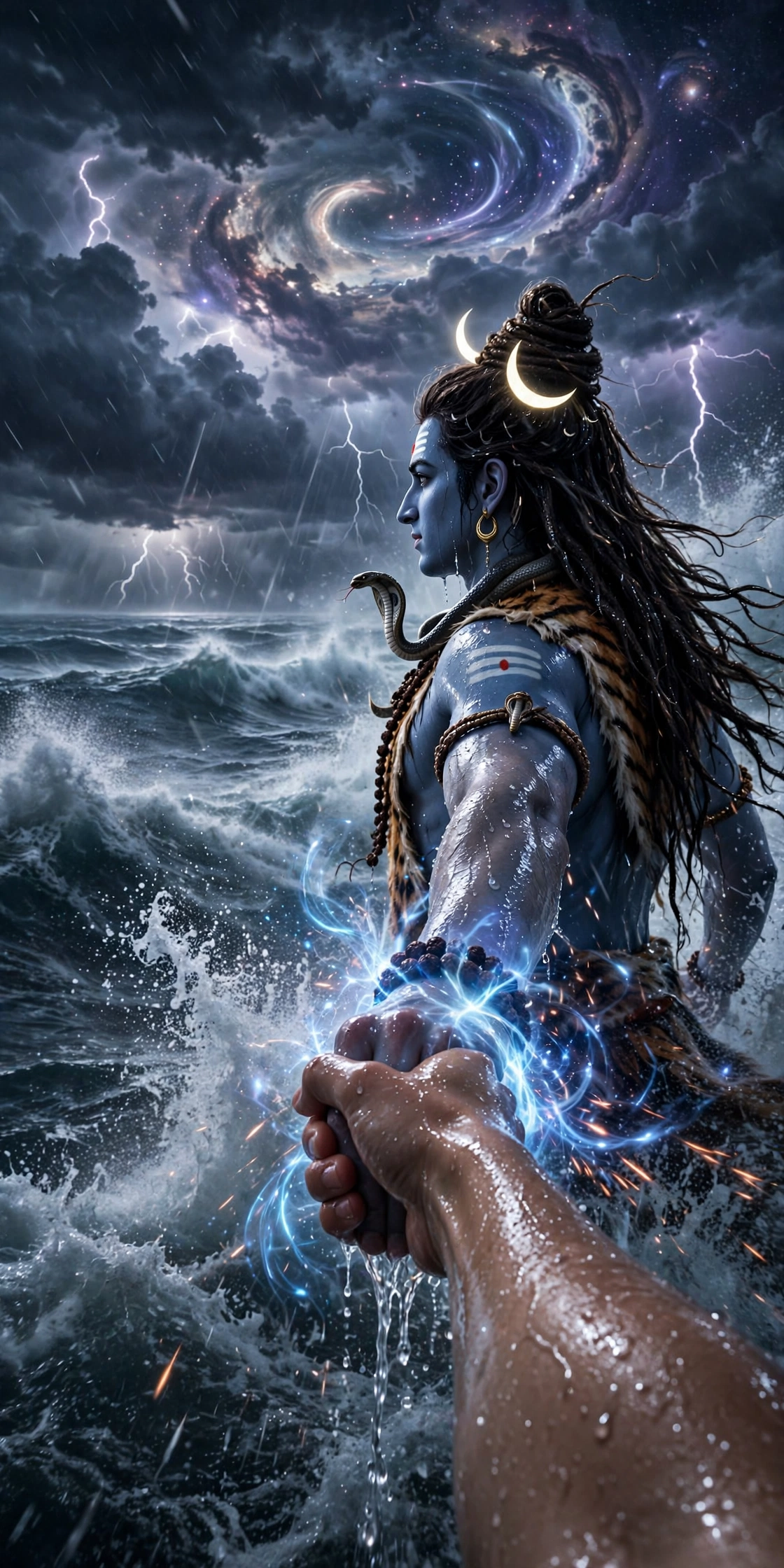 Mythological Scene from a First-Person POV