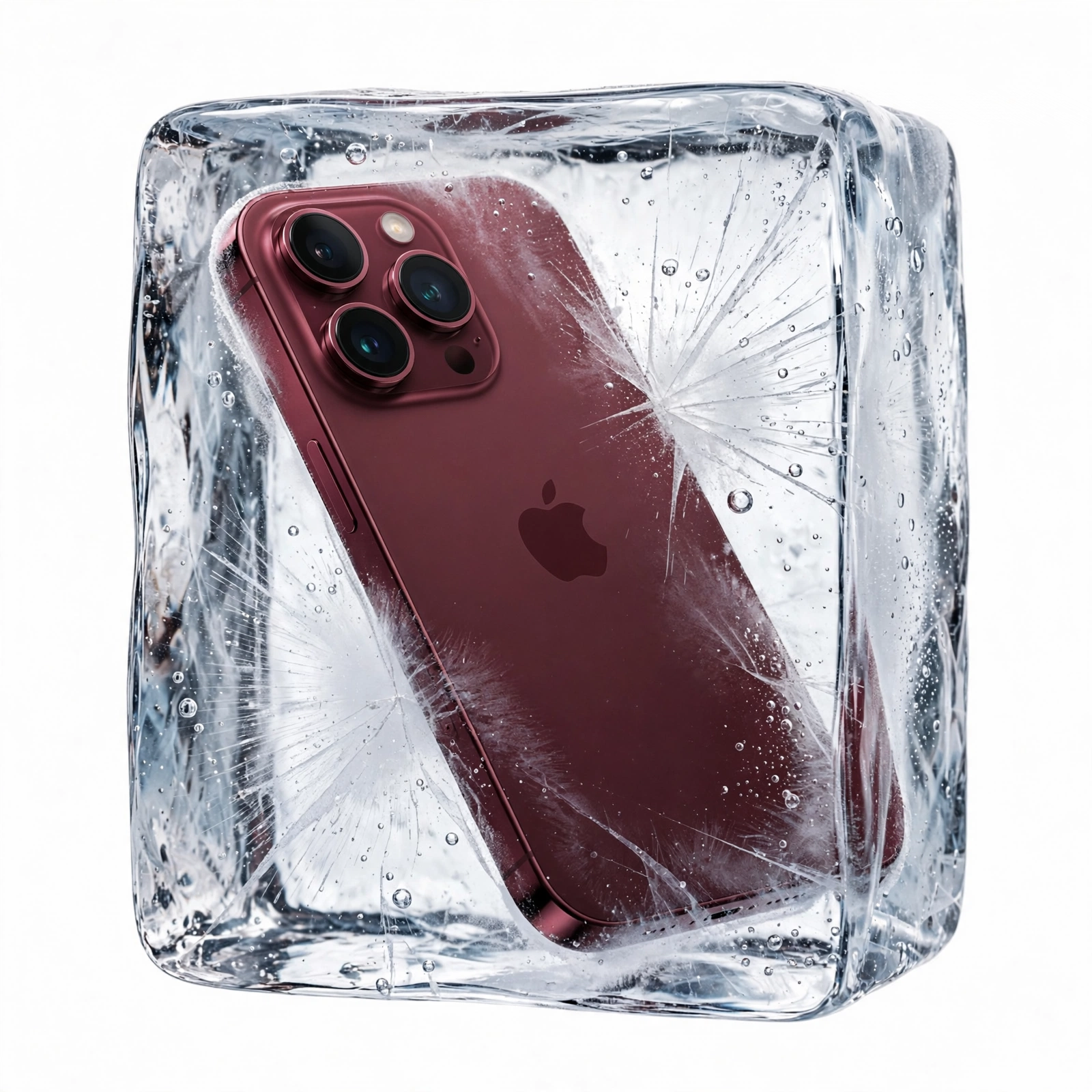 Product in Ice Cube Minimalist