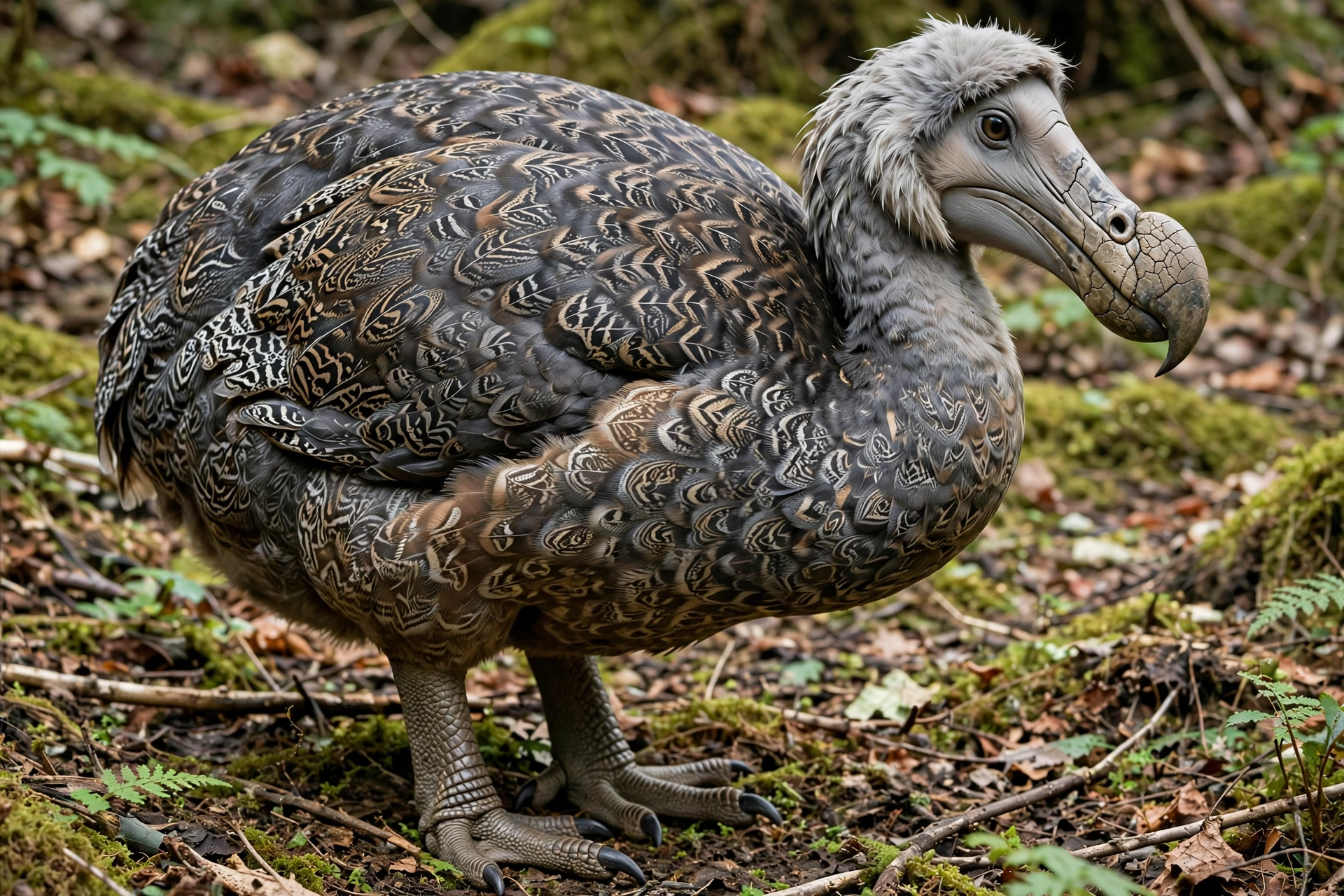 Realistic Dodo Bird Illustration