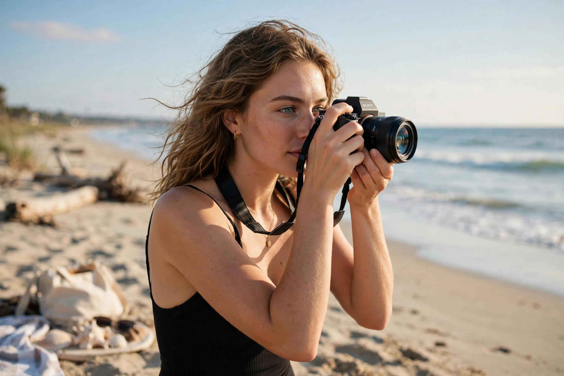Simple Beach Photo Prompt