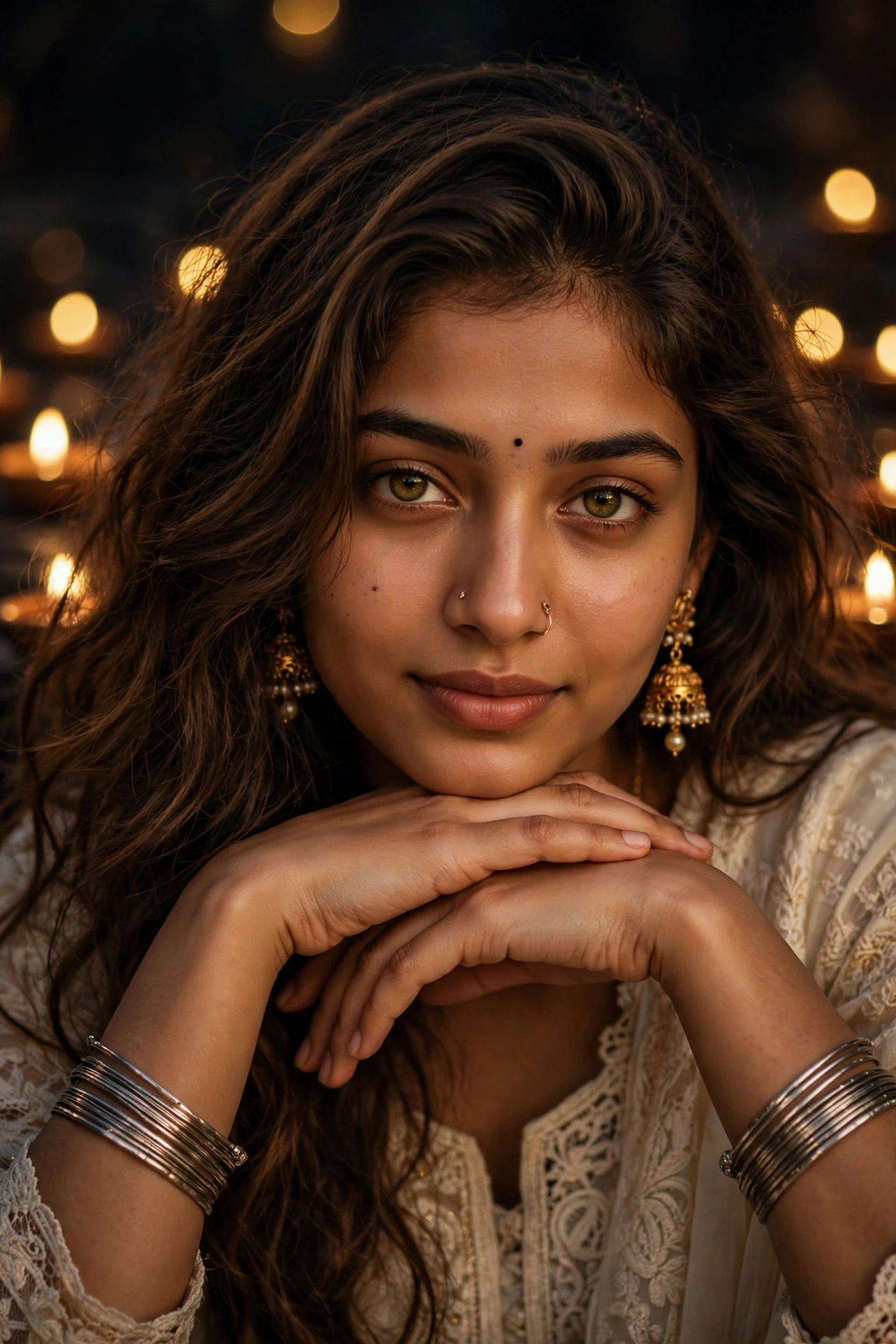 South Asian Woman Cinematic Portrait