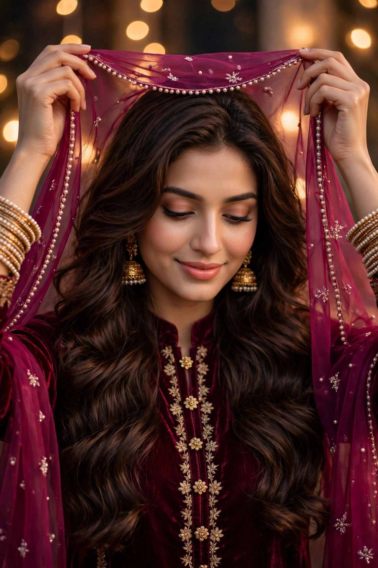 South Asian Woman Portrait Prompt