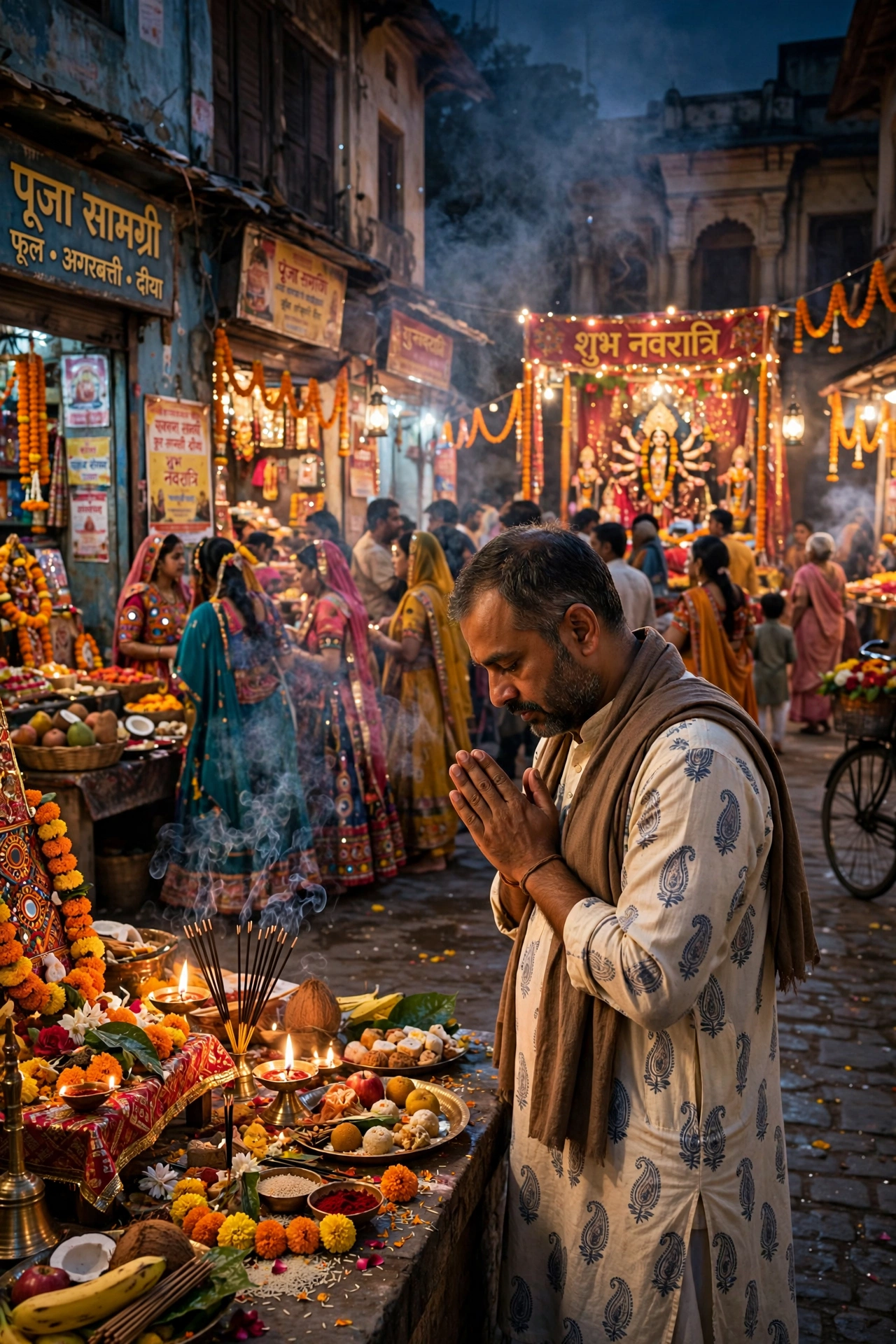 Navaratri Chowk Pooja Portrait