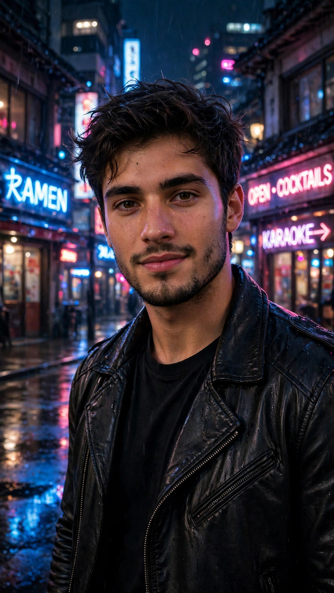Neon Night Street