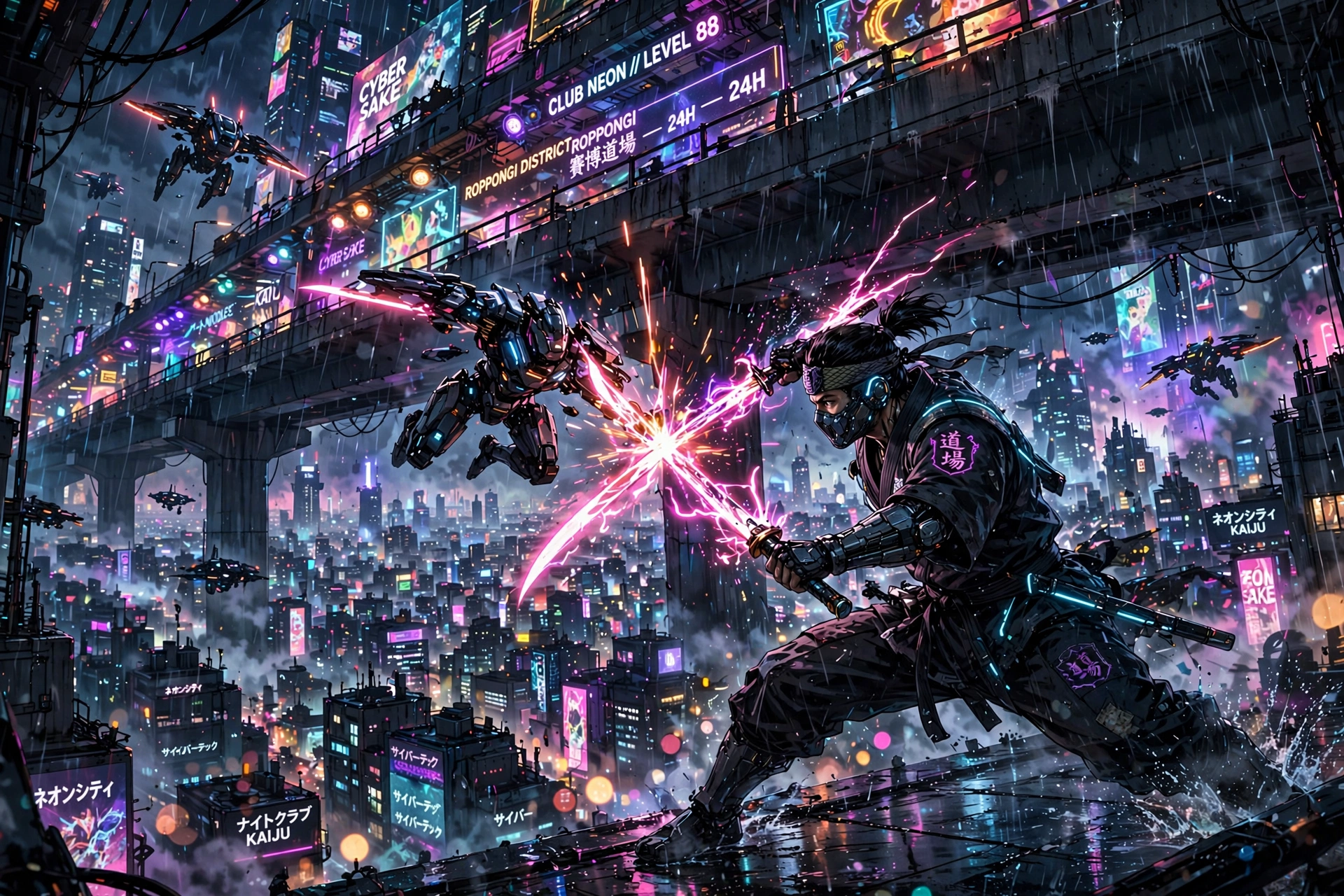 Neon Overpass Nights