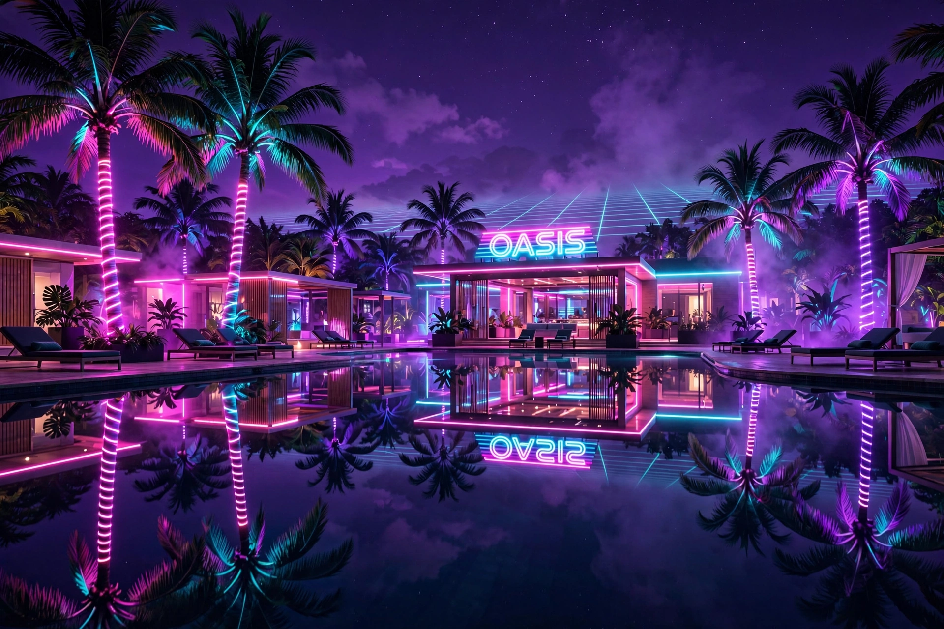 Neon Palm Resort