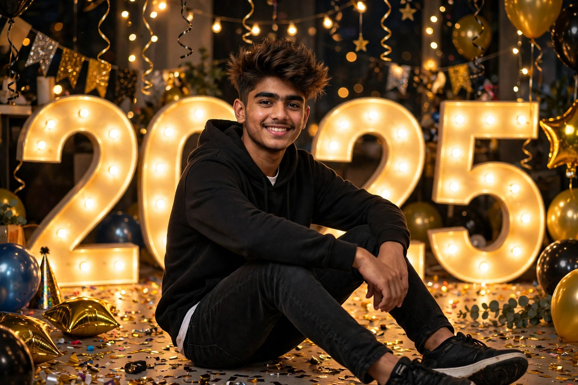 New Year 2025 Boy