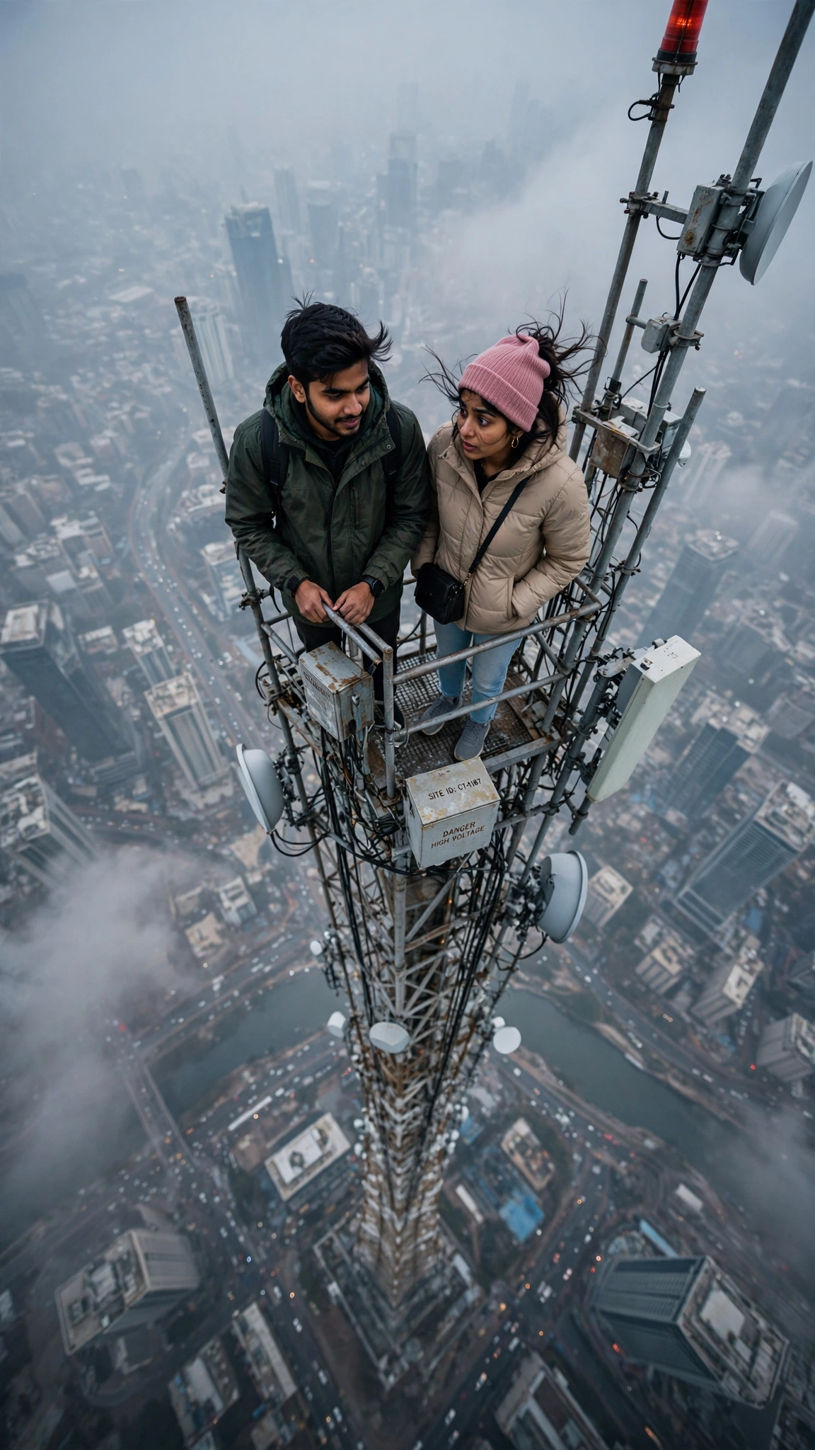 New York Tower Couple Photo Prompt