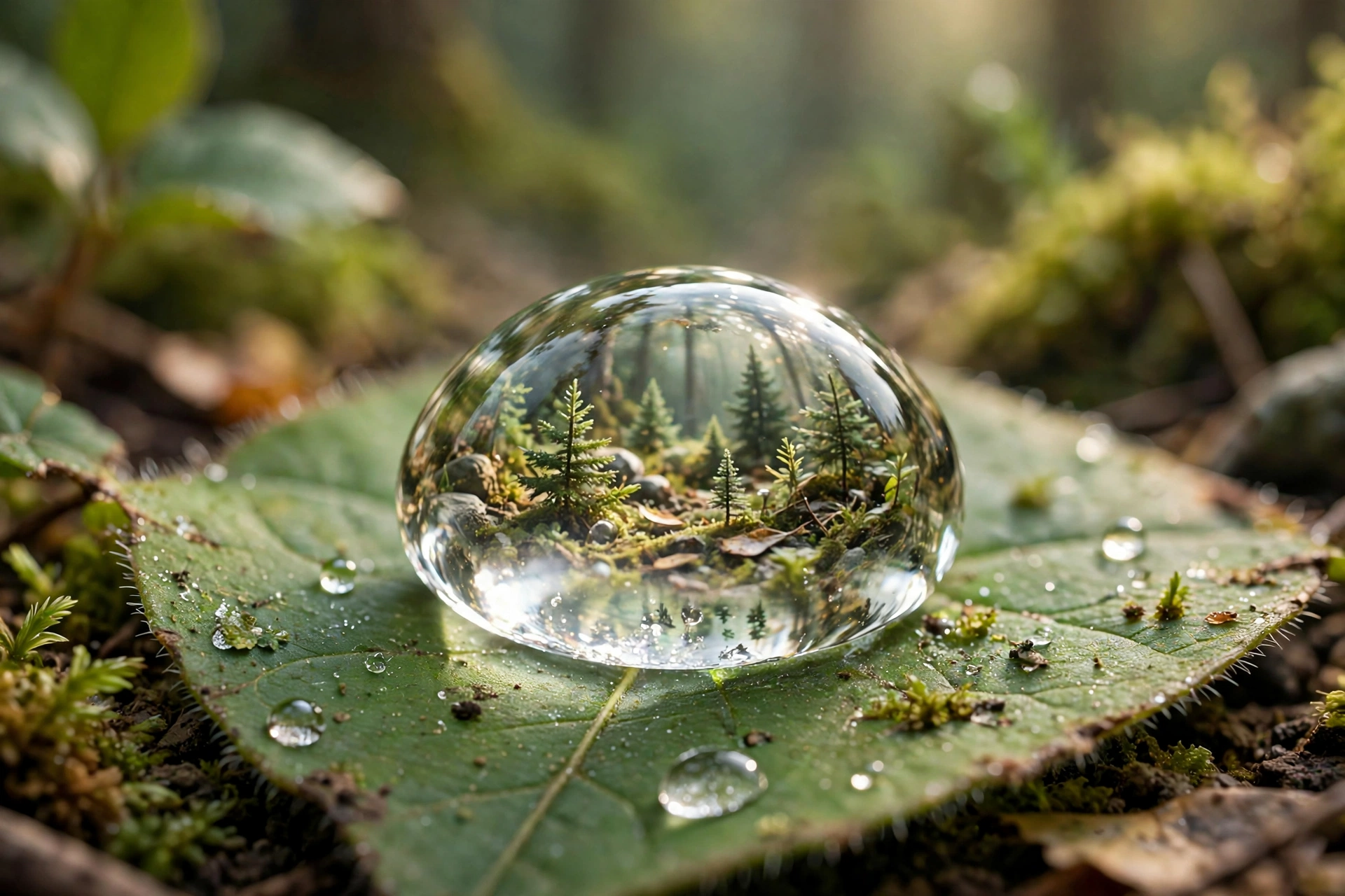 Octane Water Droplet