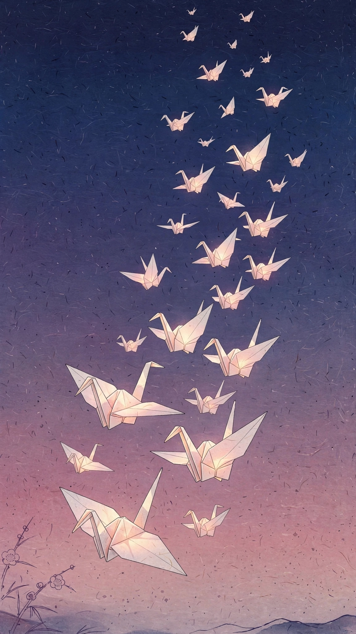Origami Crane Sky