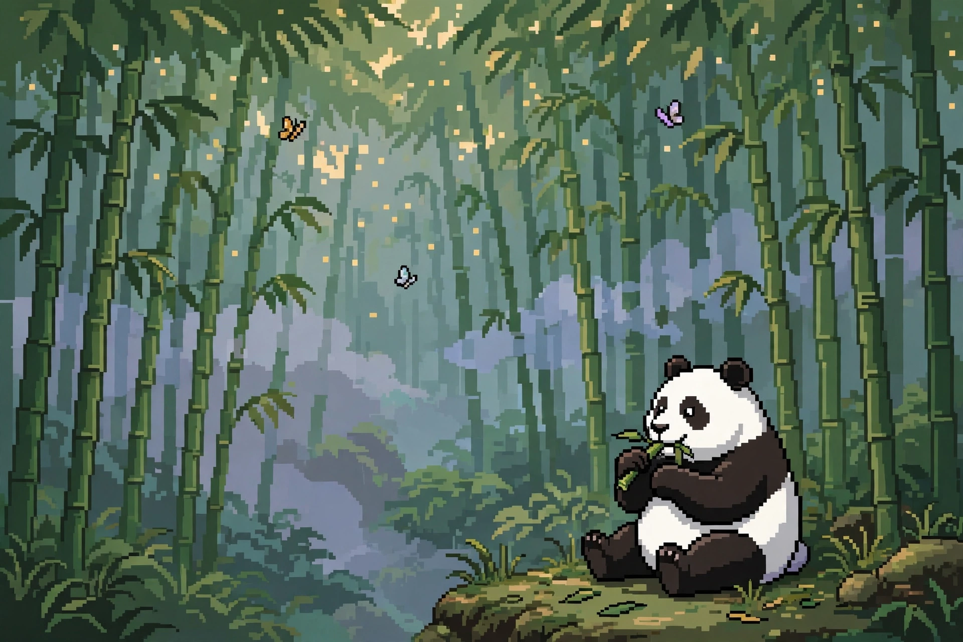 Panda Bamboo Grove