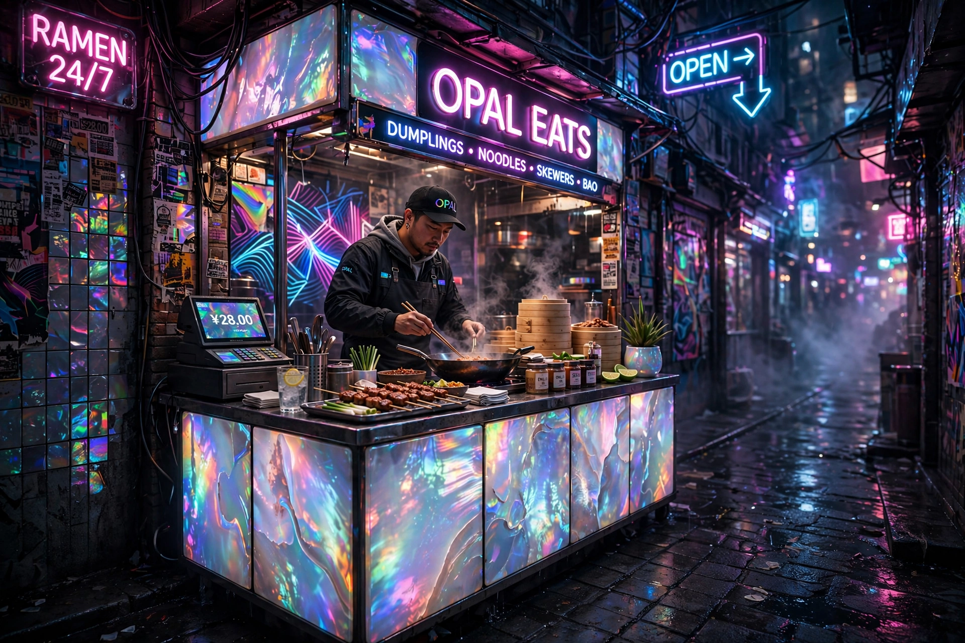 3D Opal Shine Render