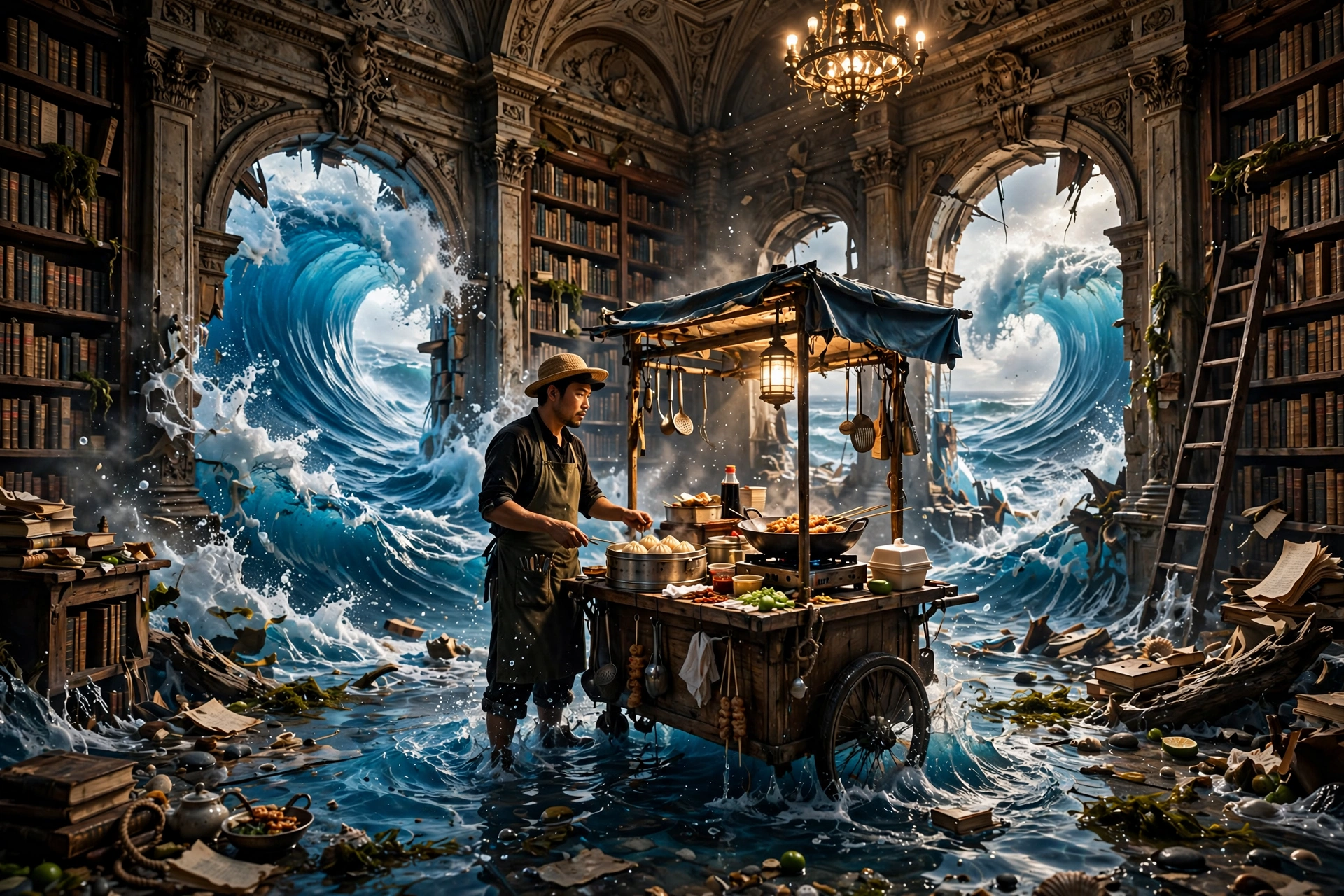 3D Azure Tide Render