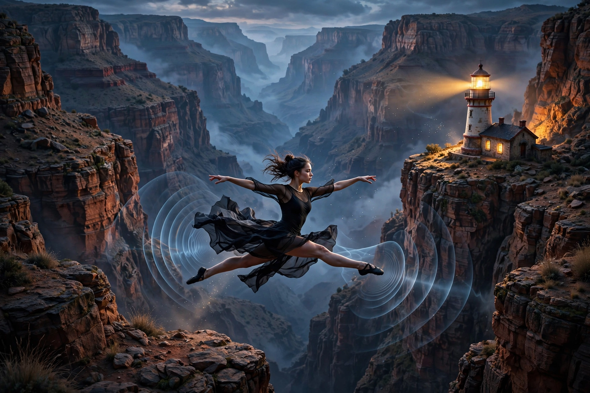 3D Canyon Echo Render
