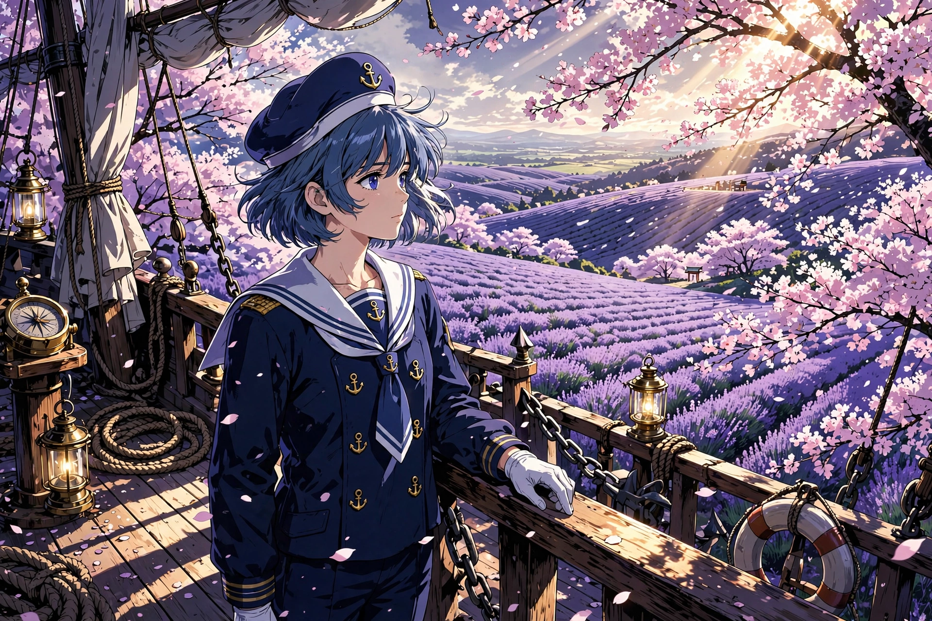 Lavender Field Anime