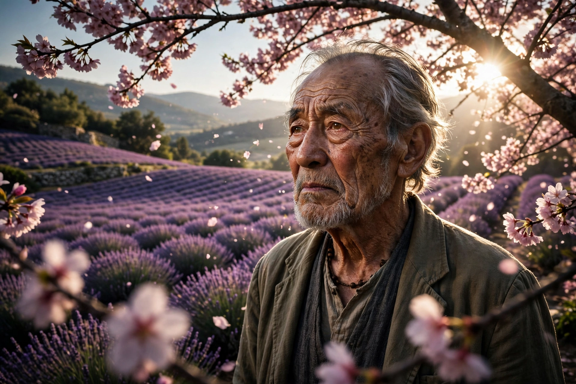 Cinematic Lavender Field