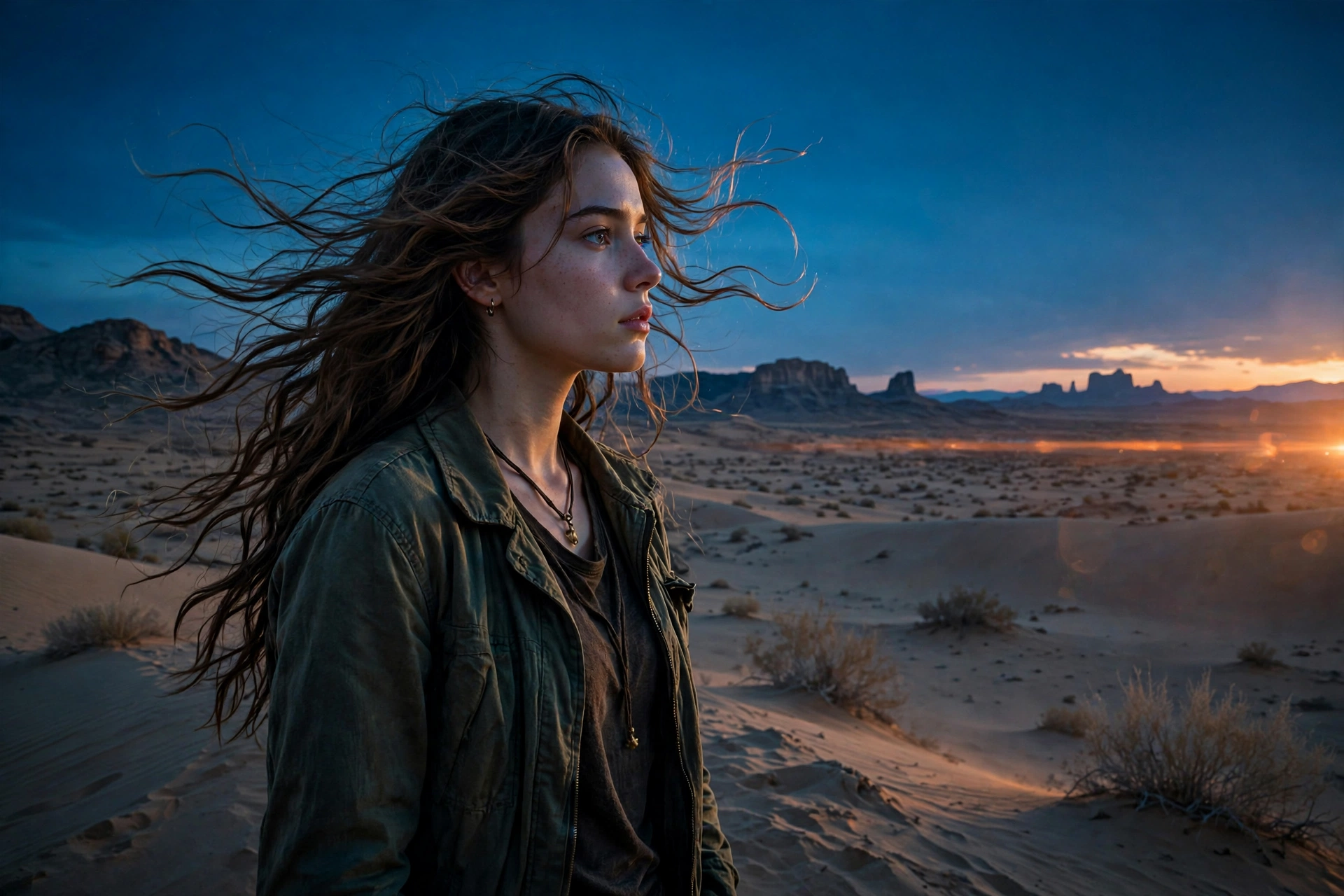 Cinematic Amber Horizon