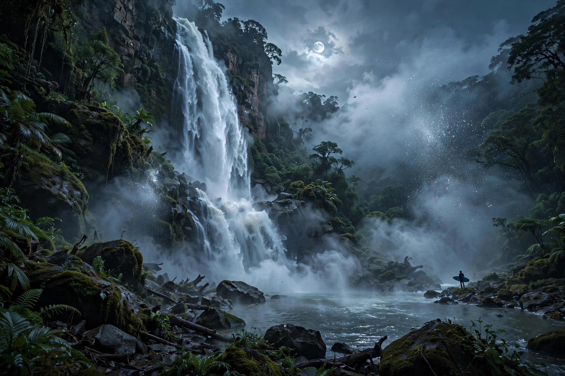 Waterfall Mist Wilderness