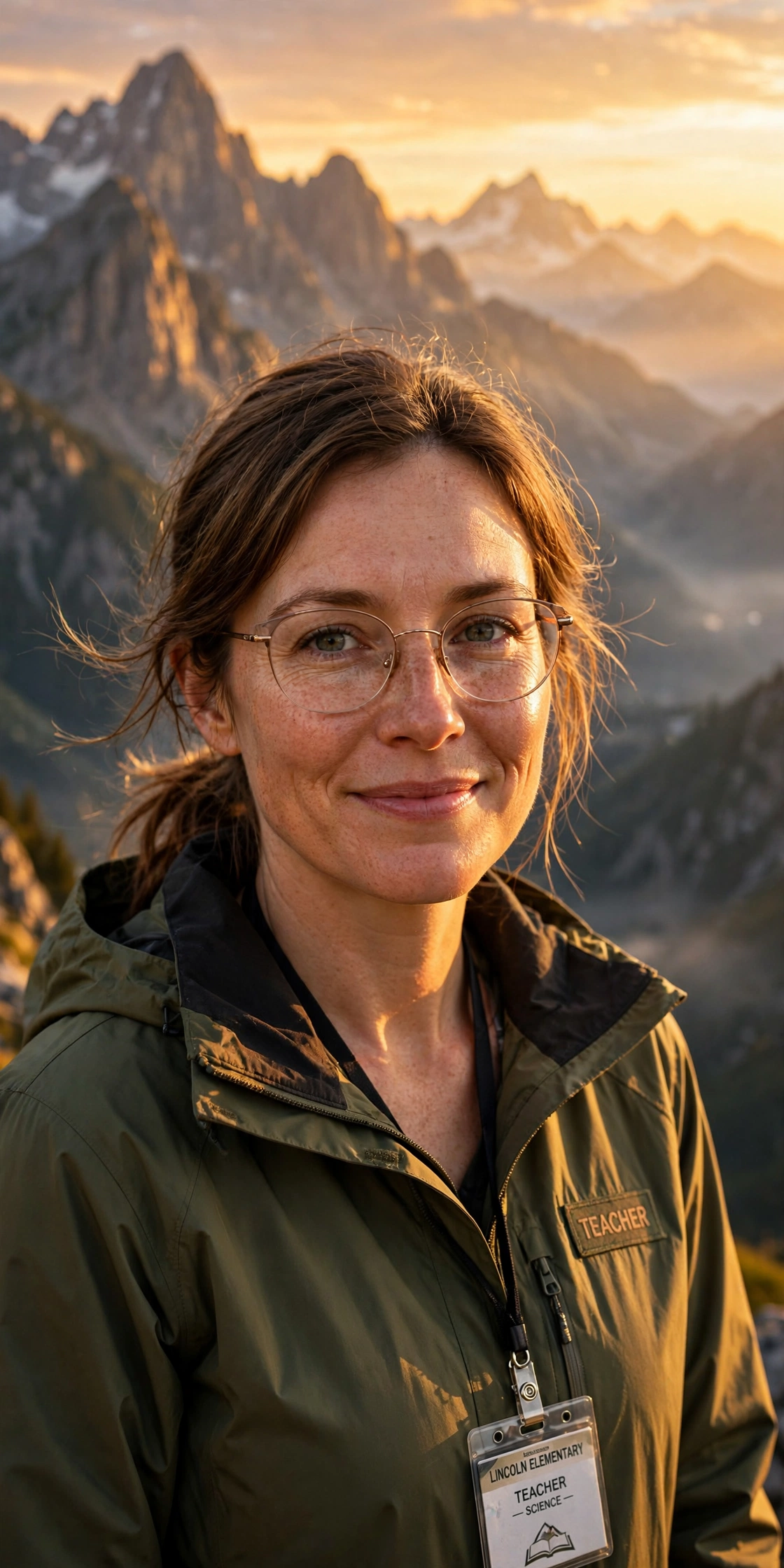Alpine Glow Portrait