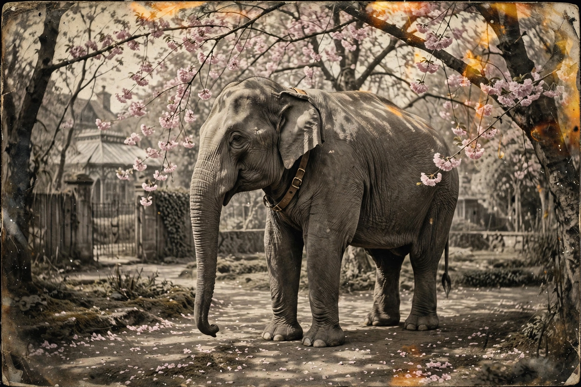 Retro Elephant Grace