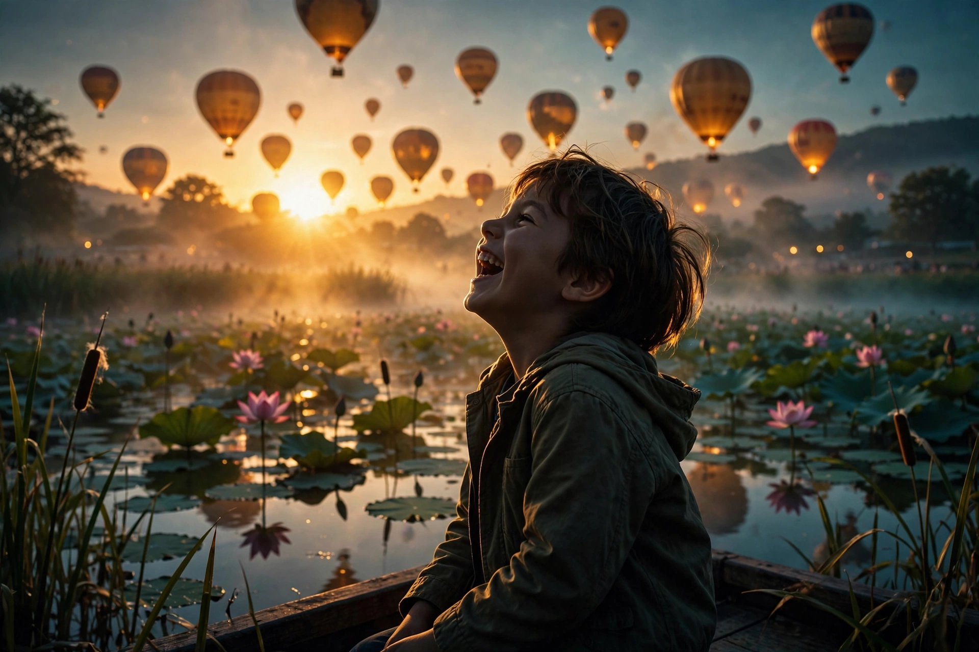 Lotus Pond Video Prompt