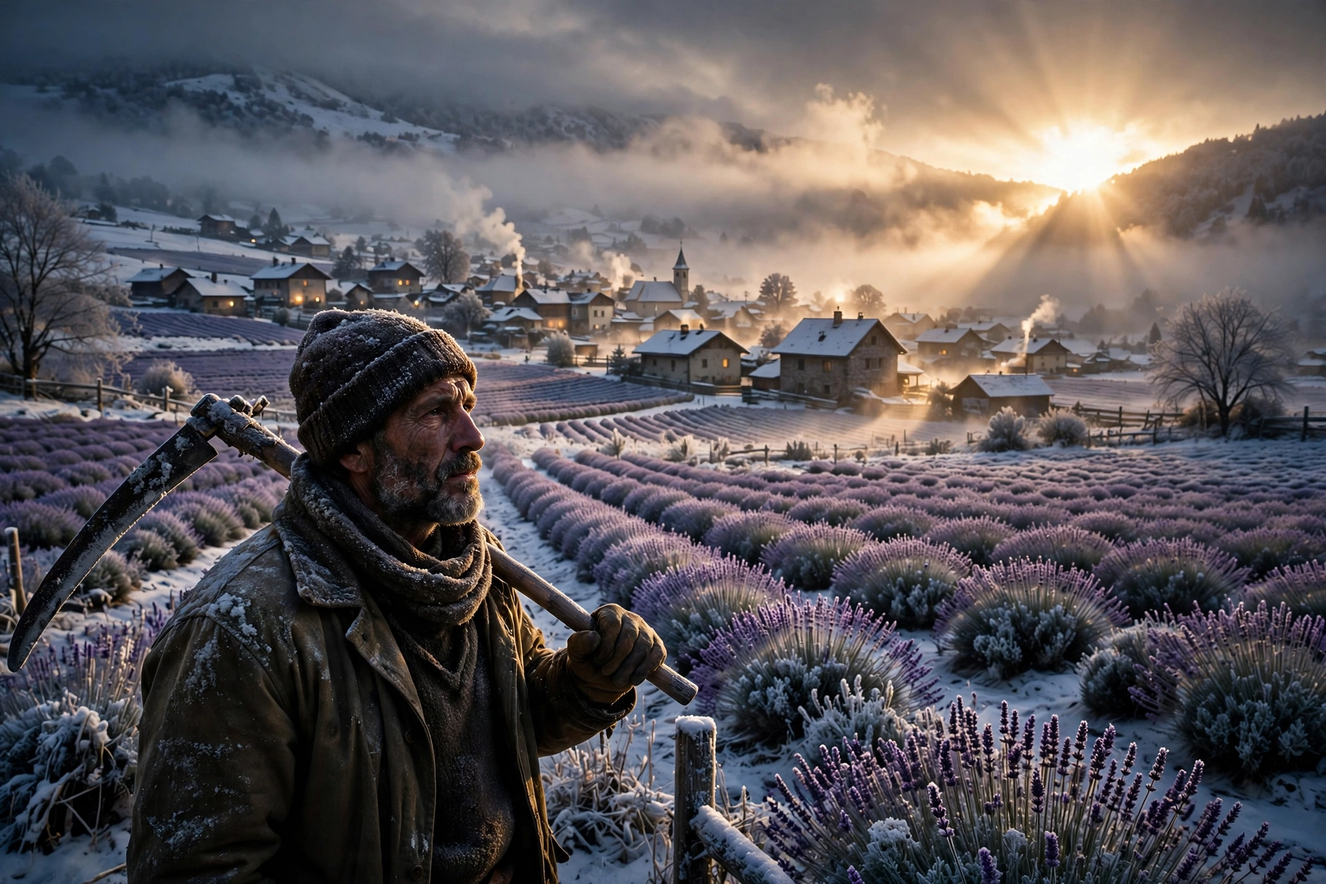 Lavender Field Video Prompt