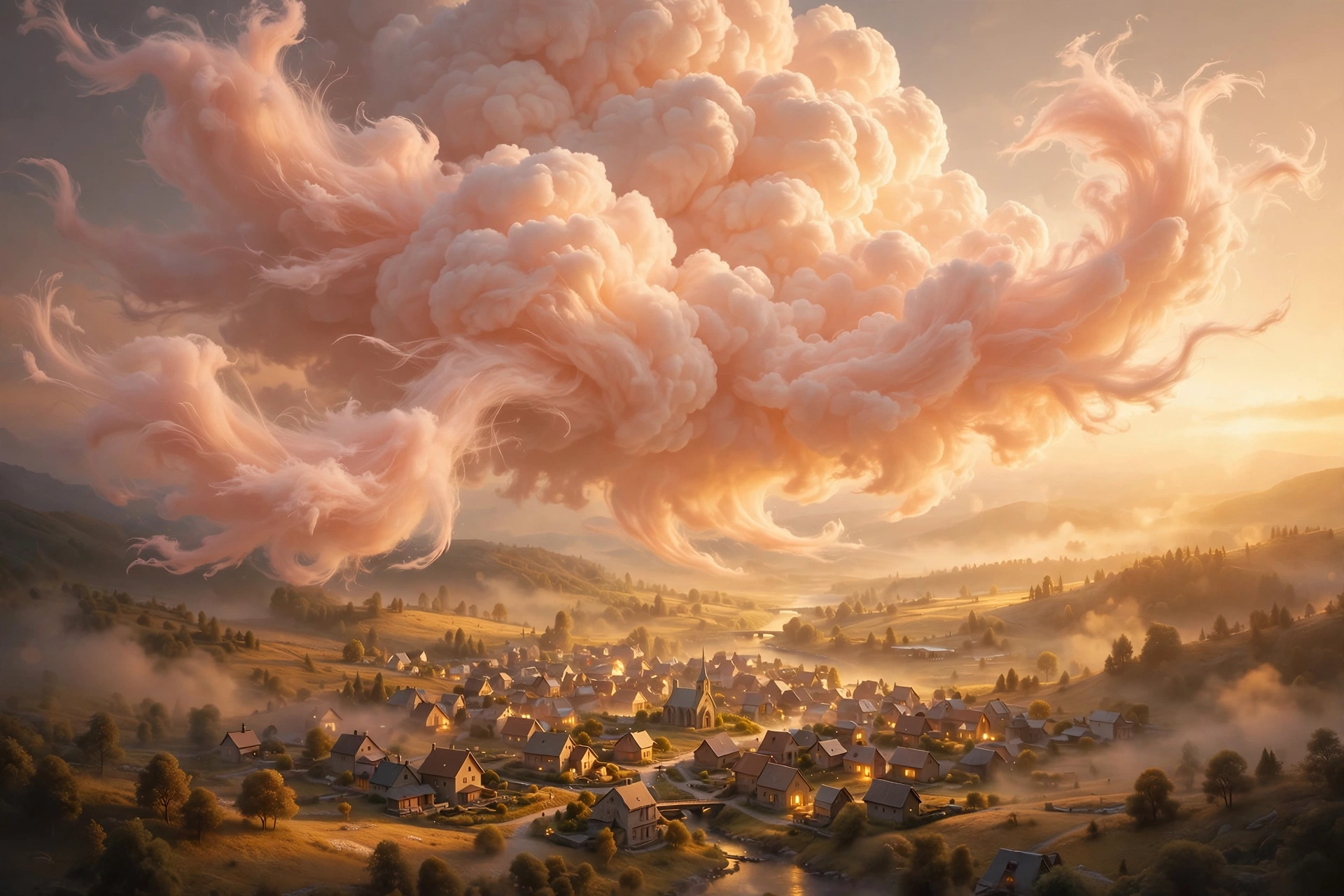 Peach Fuzz Cloud
