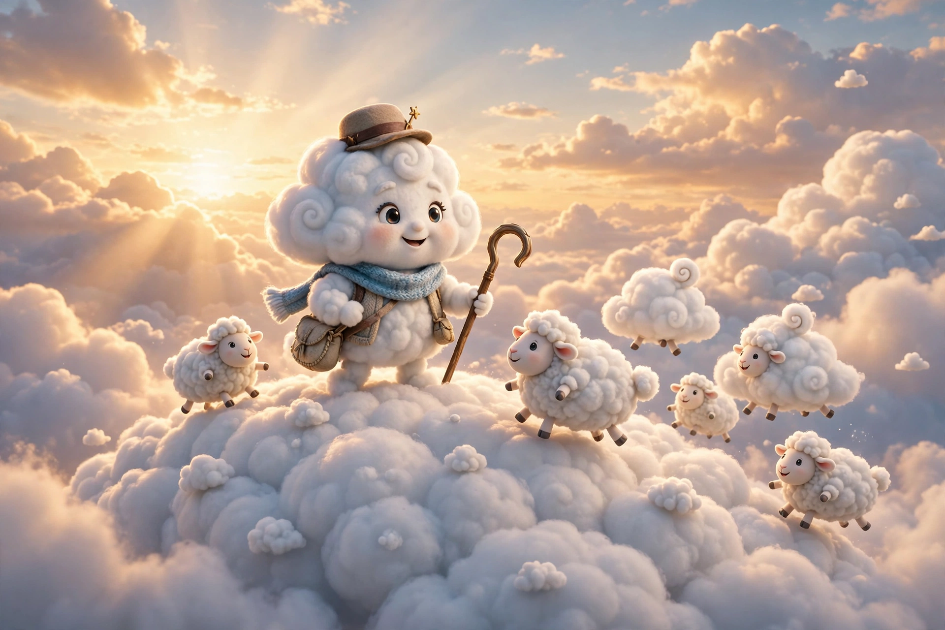 Pixar Style Cloud Shepherd