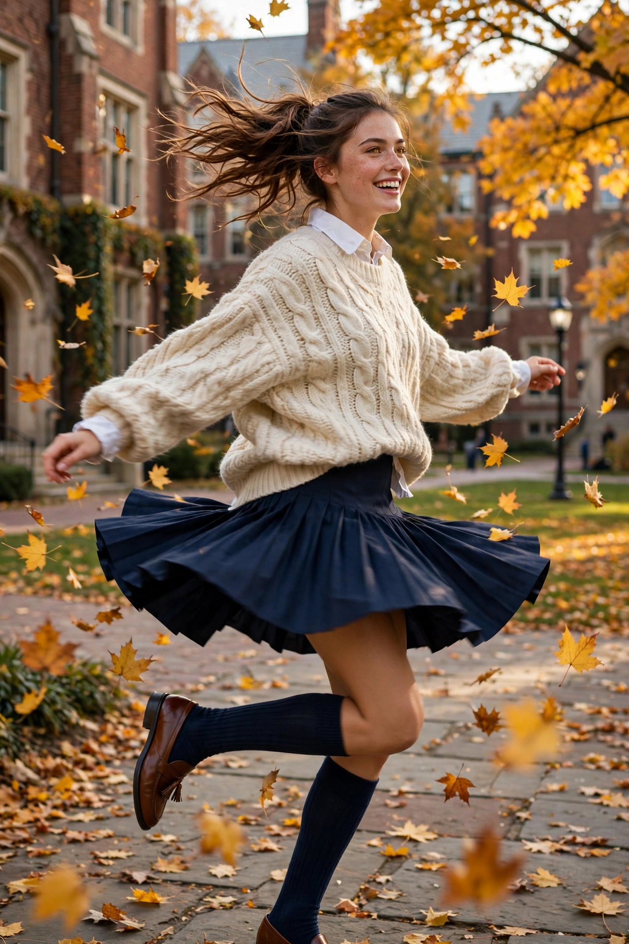 Pleated Skirt Spin