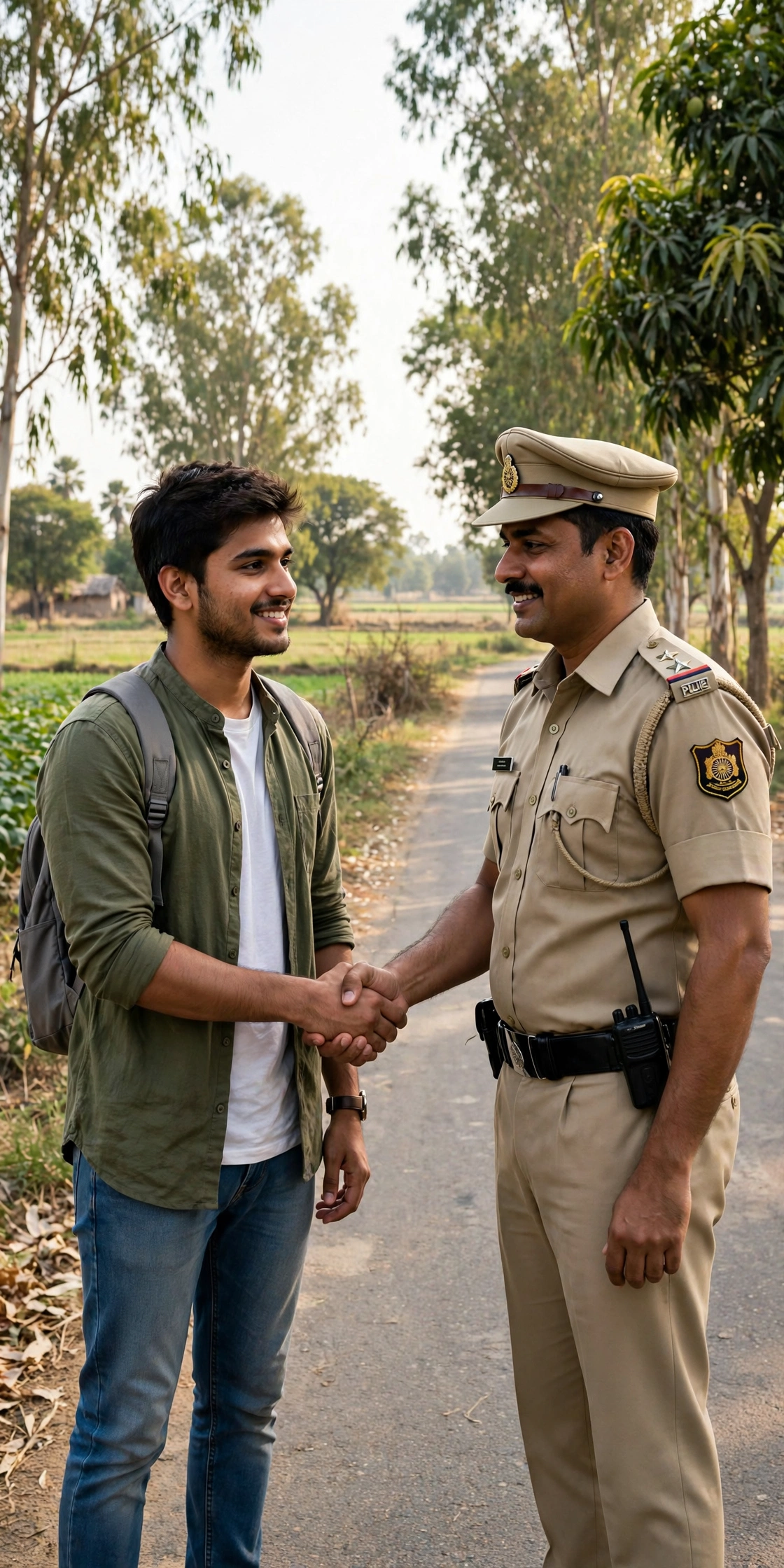Police Hand Shake