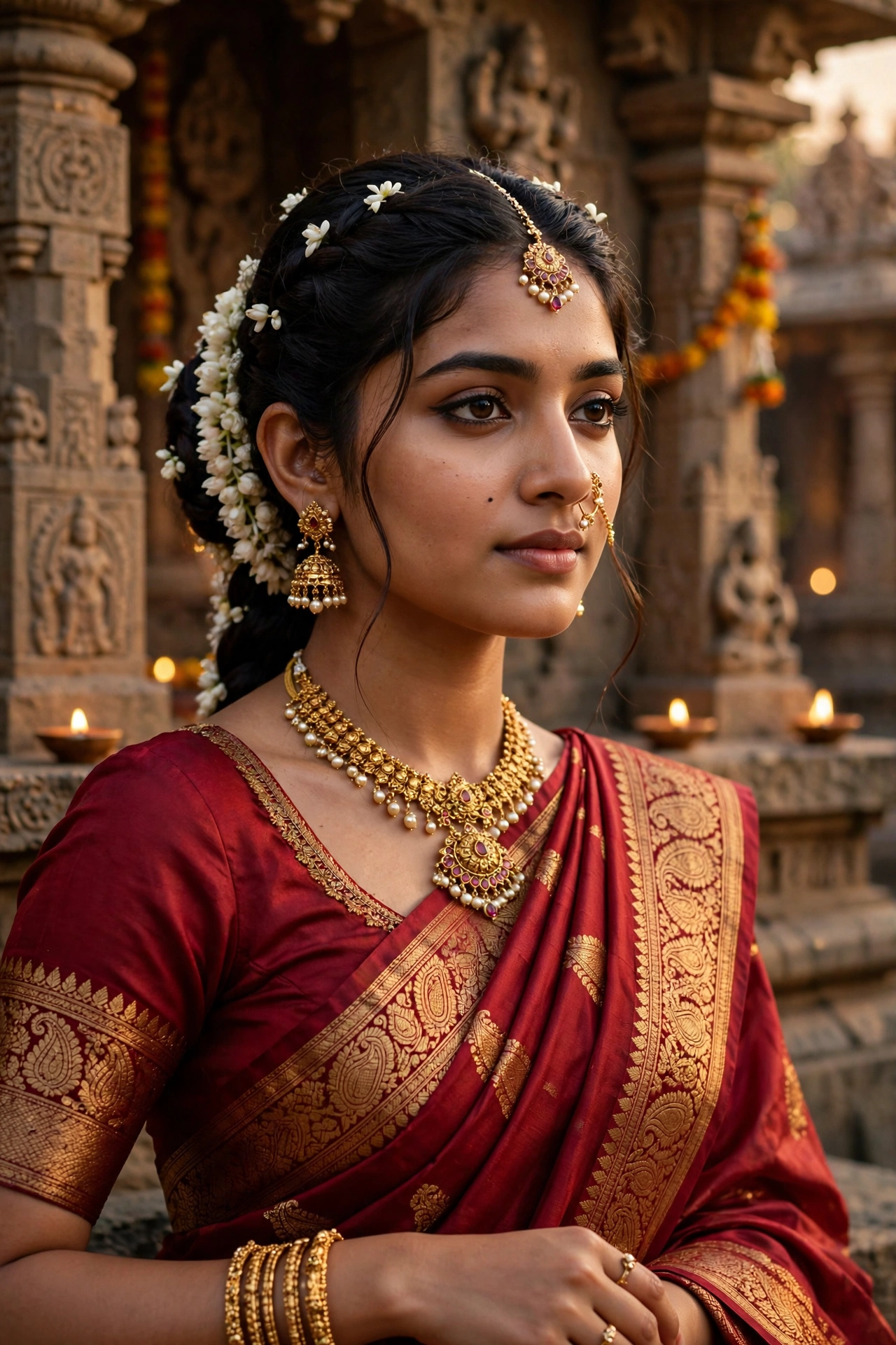 Radha Rani Traditional Look