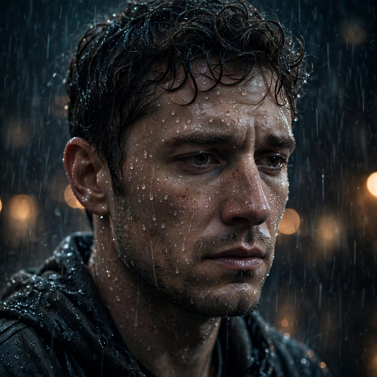 Rain Cinematic Man
