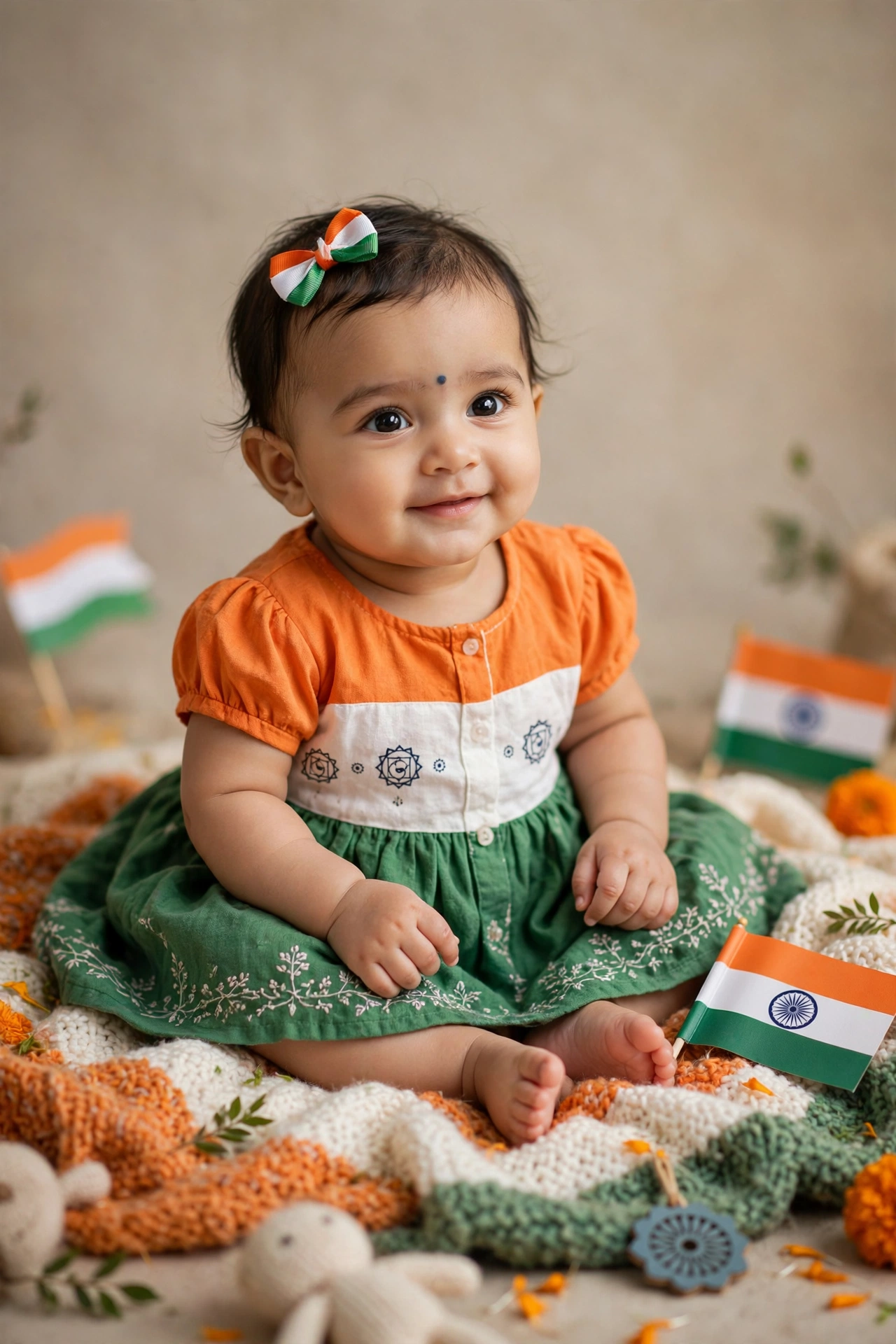 Republic Day Baby Portrait