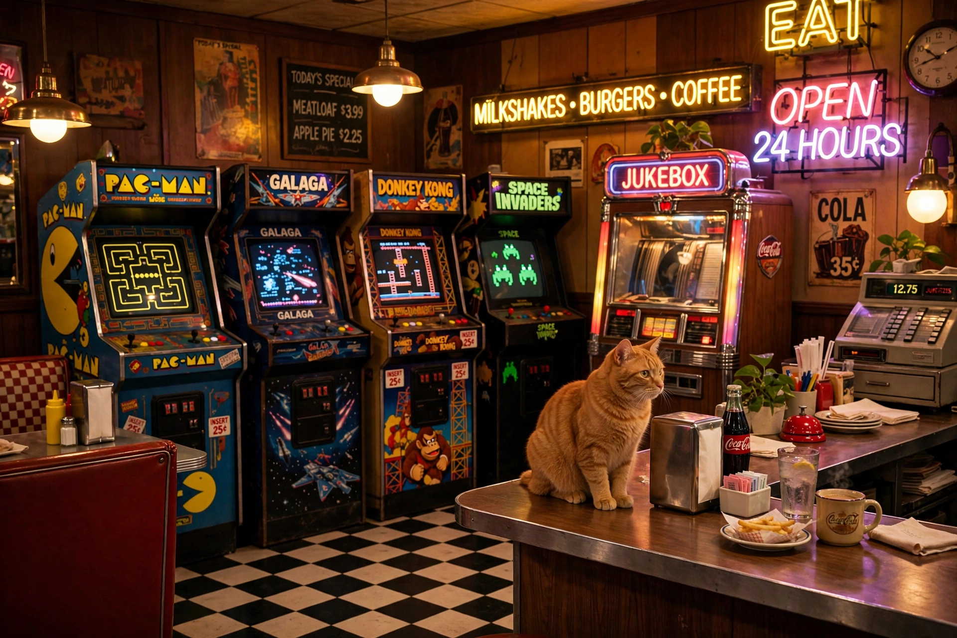 Retro Arcade Diner
