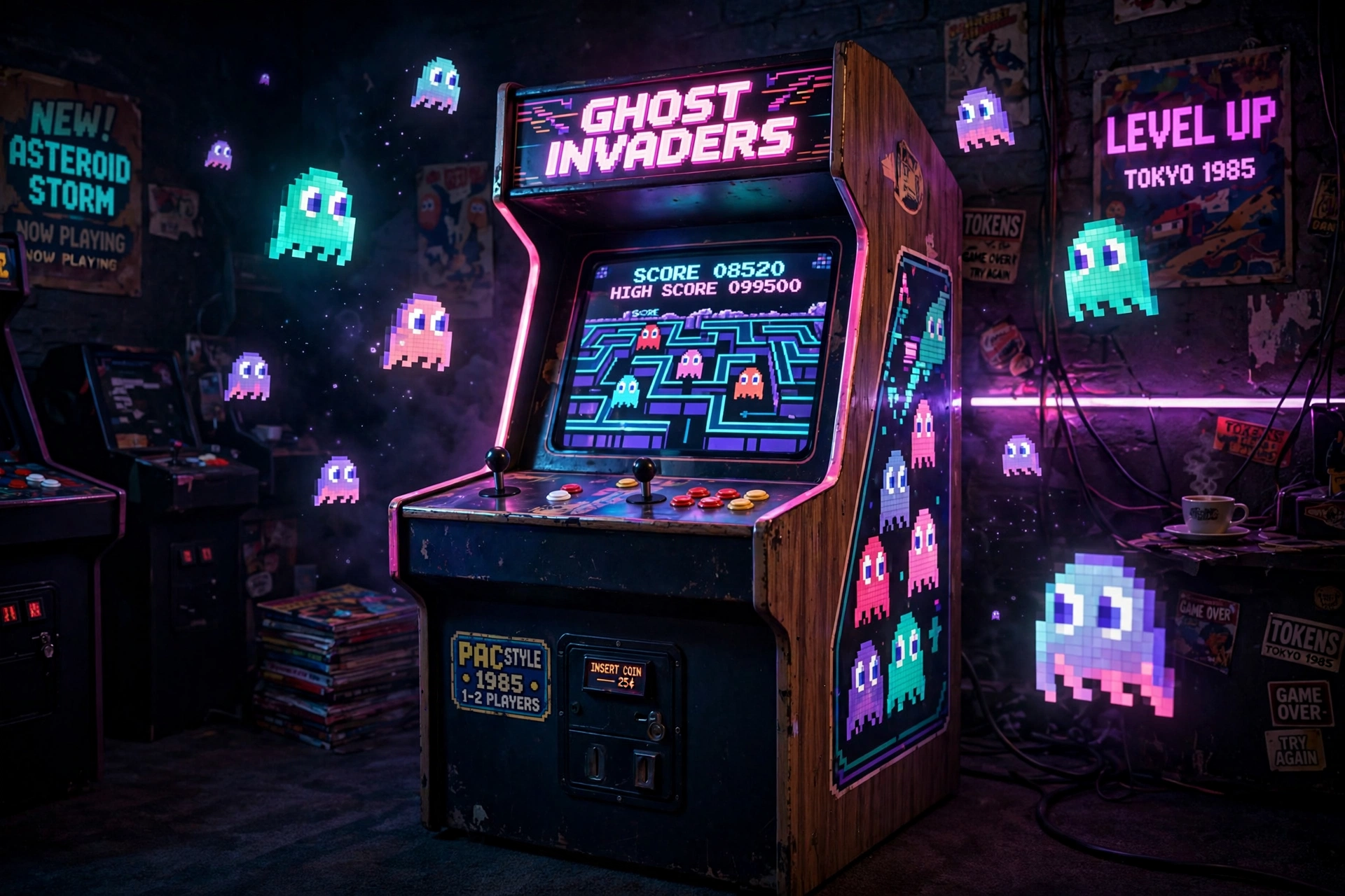 Retro Arcade Glow