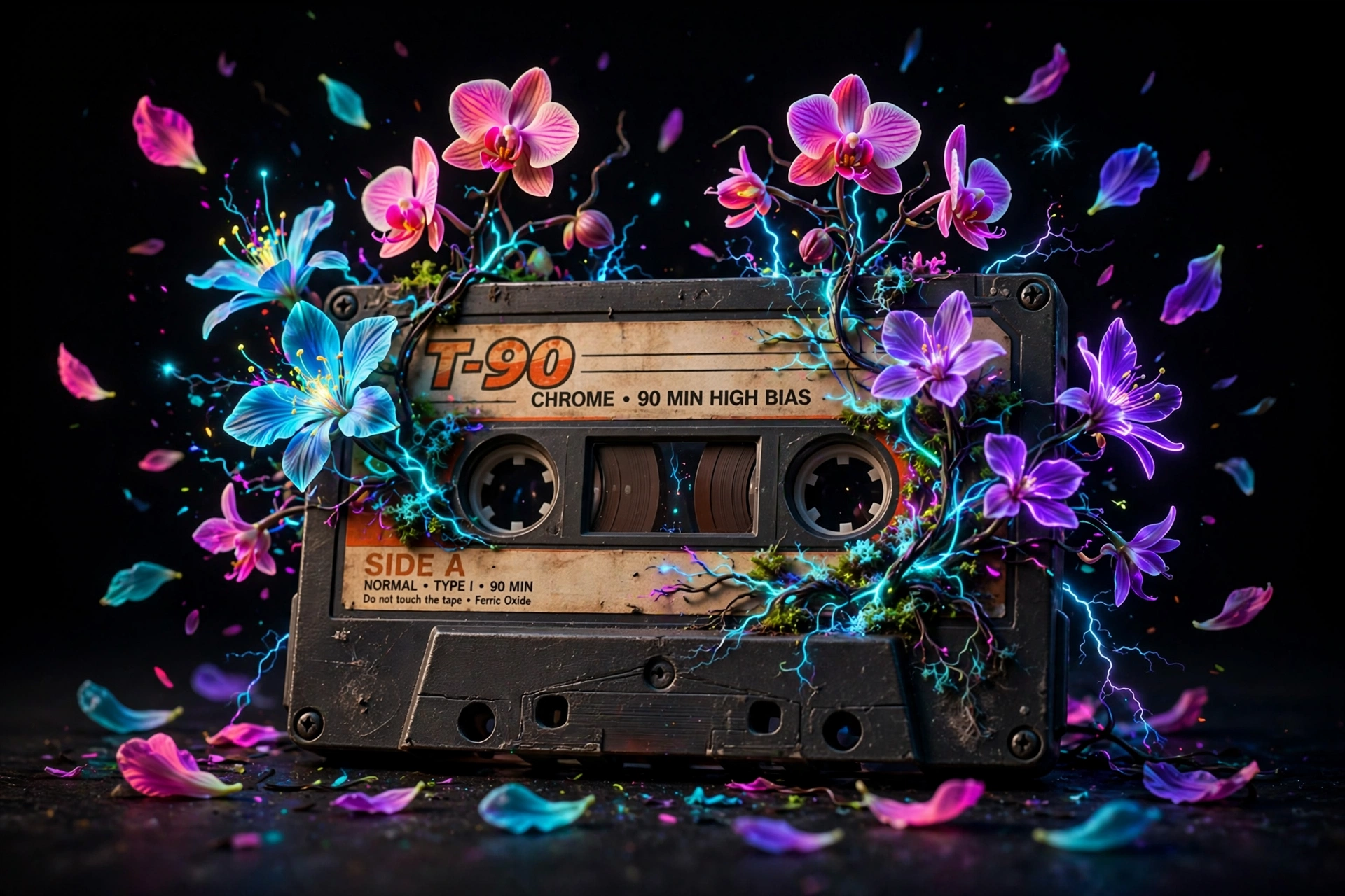 Retro Cassette Bloom