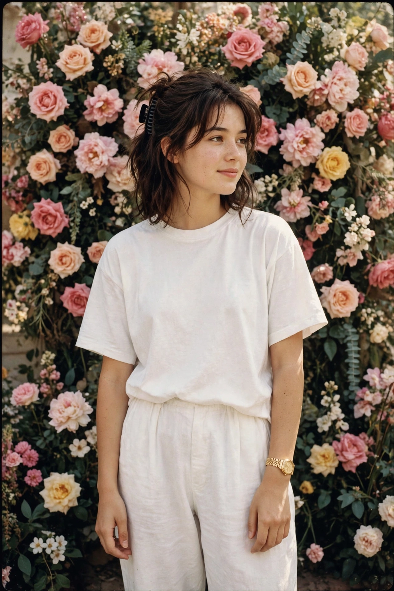 Retro Flower Wall