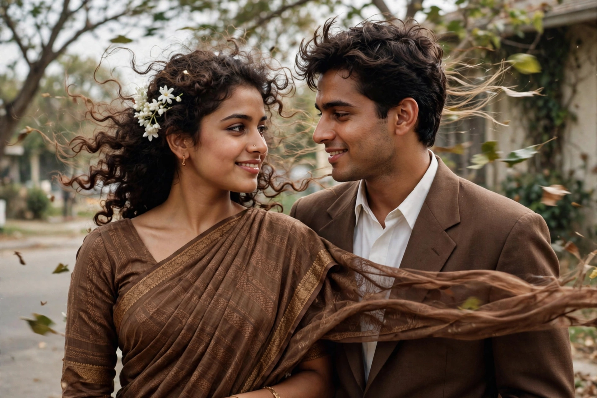 Retro Style Vintage Couple