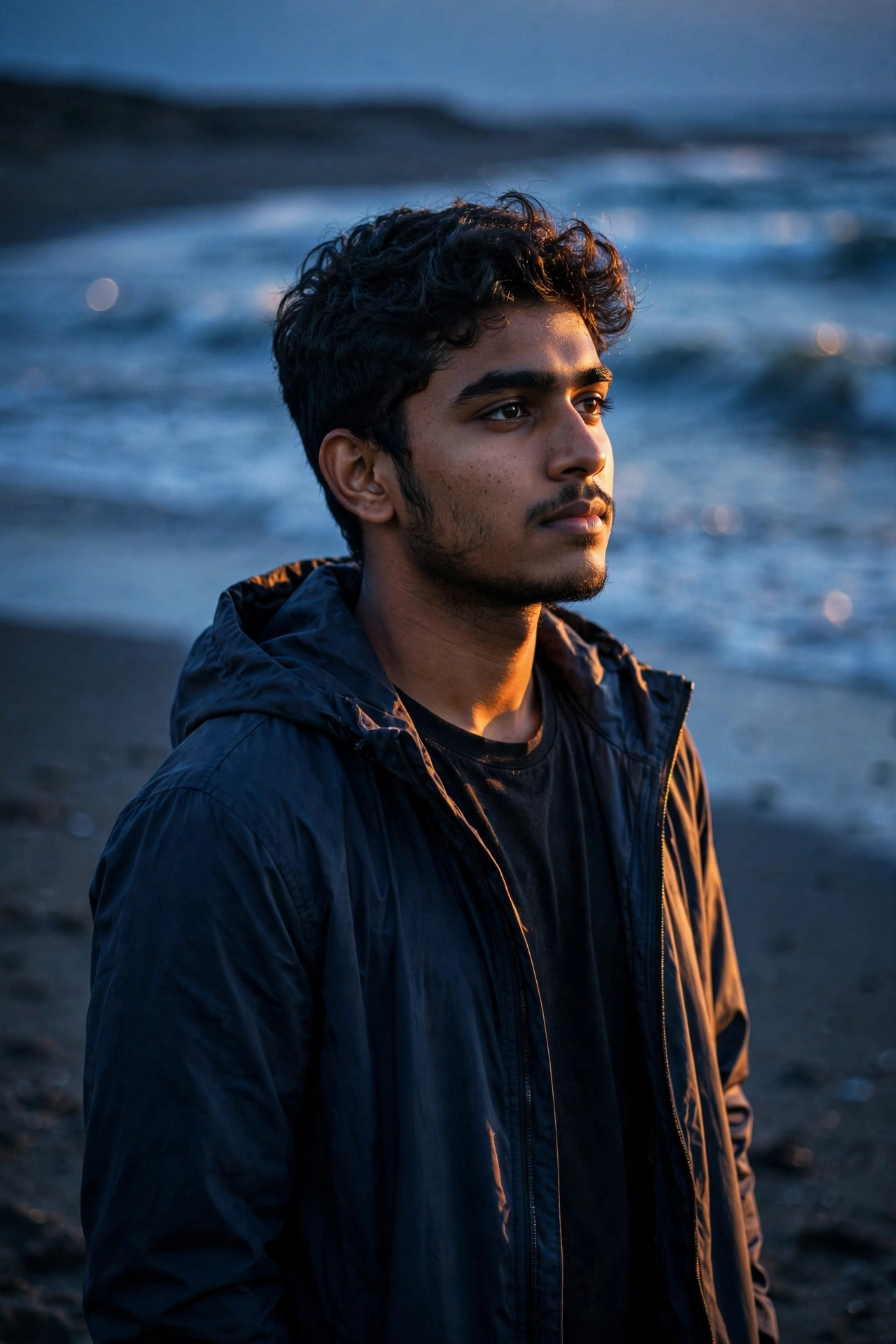 Romantic Beach Boy Portrait