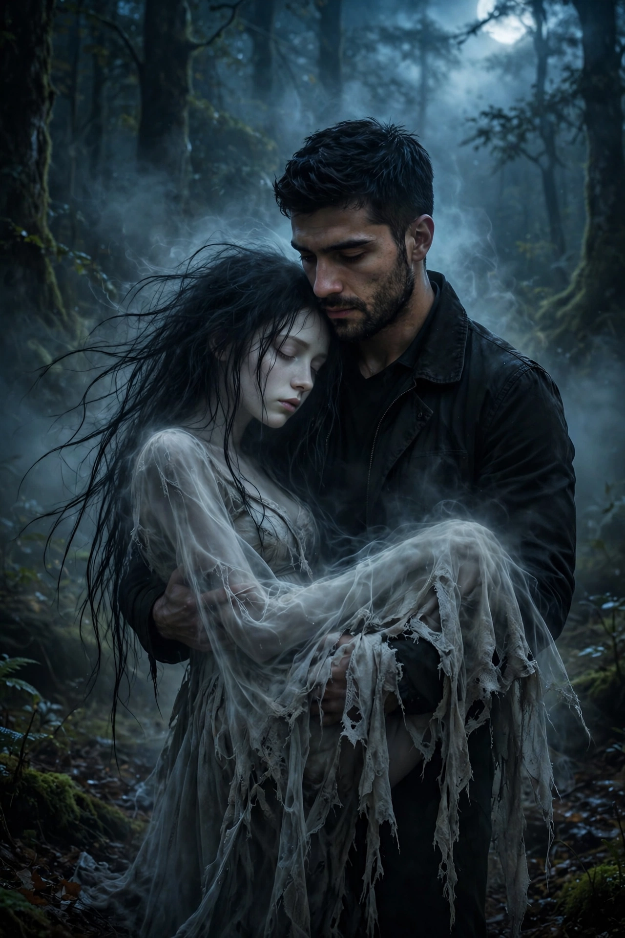Romantic Horror Ghost Portrait