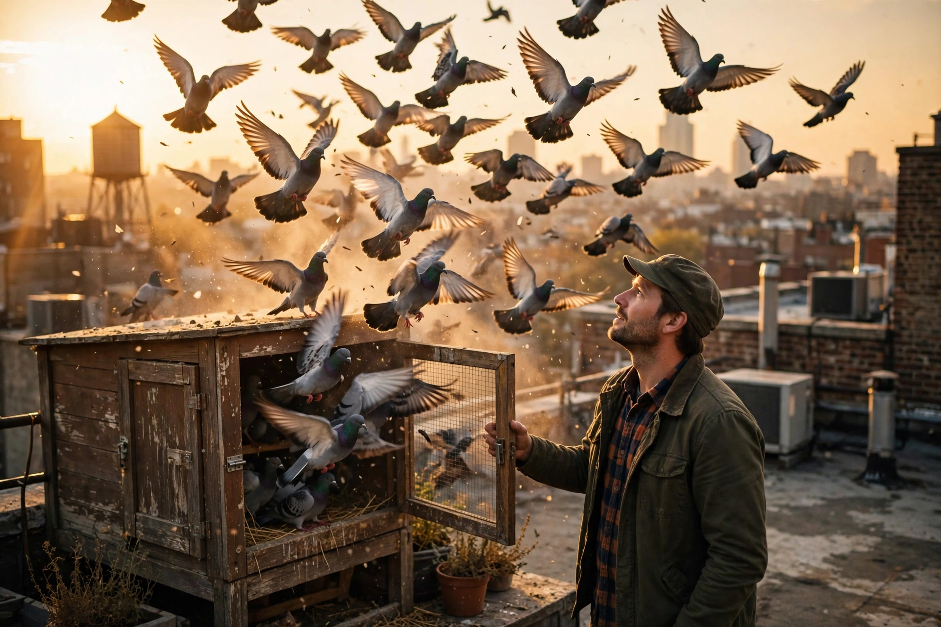 Rooftop Pigeon Keeper