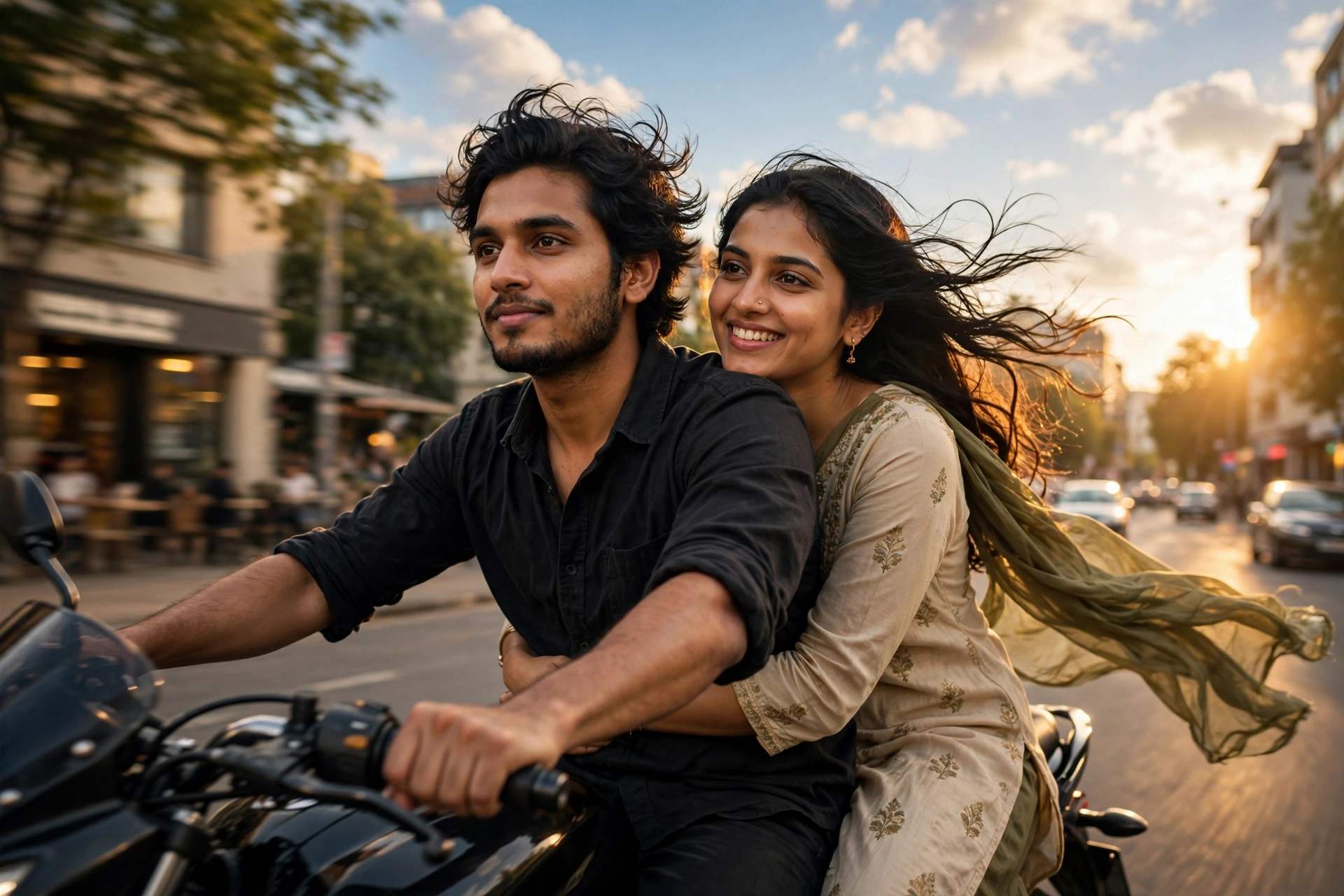 Saiyaara Bike Couple