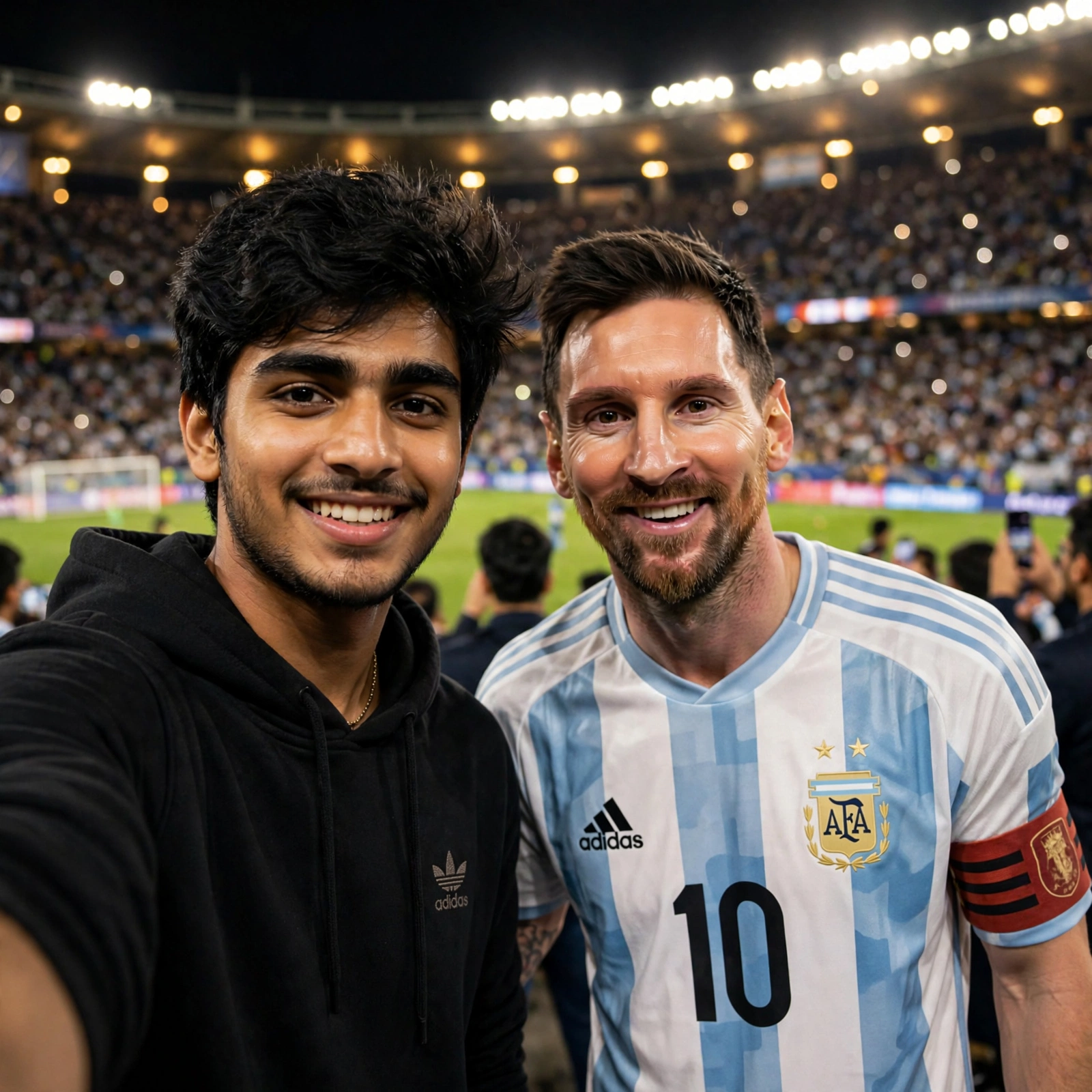 Selfie with Messi