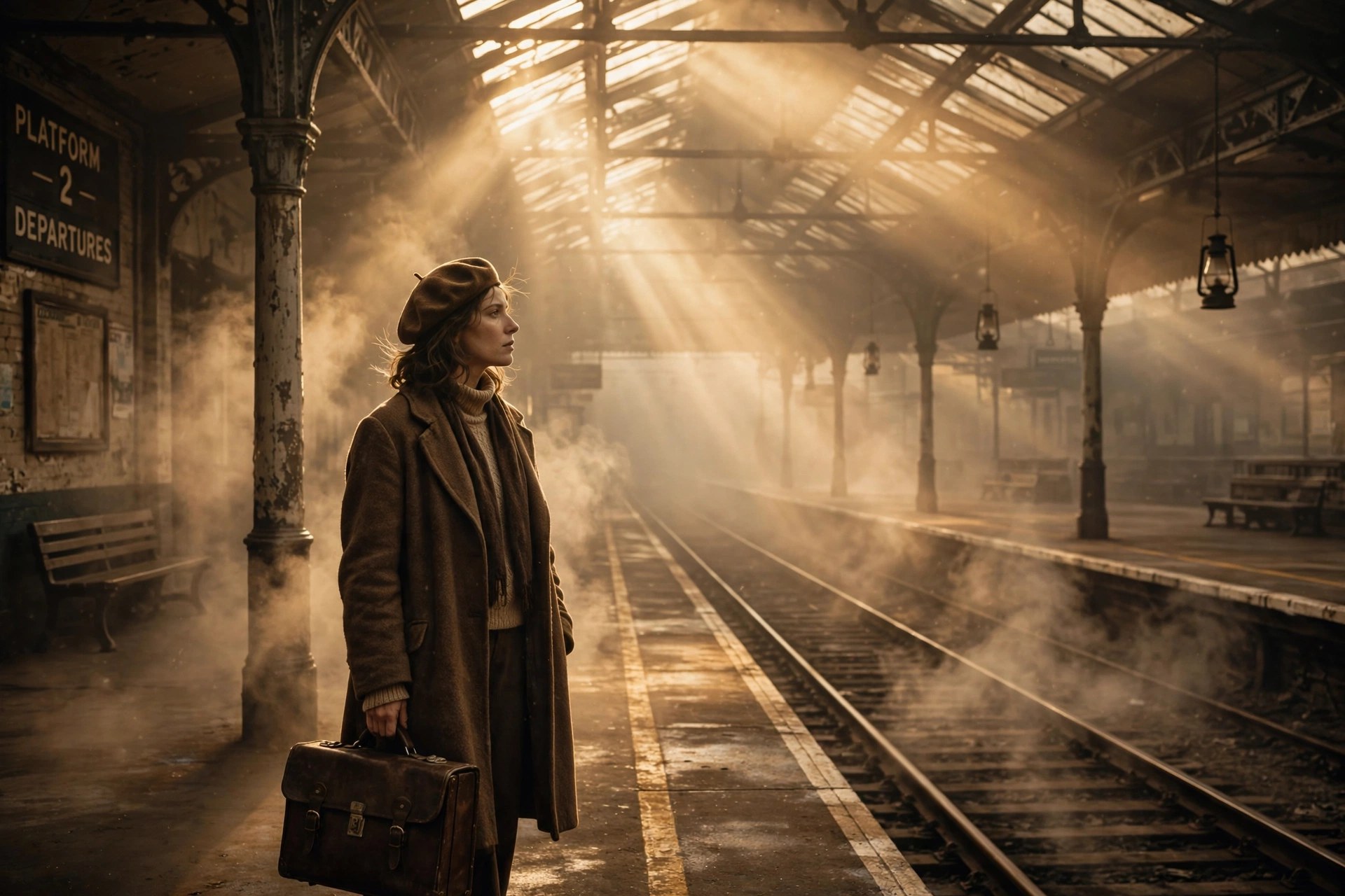 Sepia Station Wait