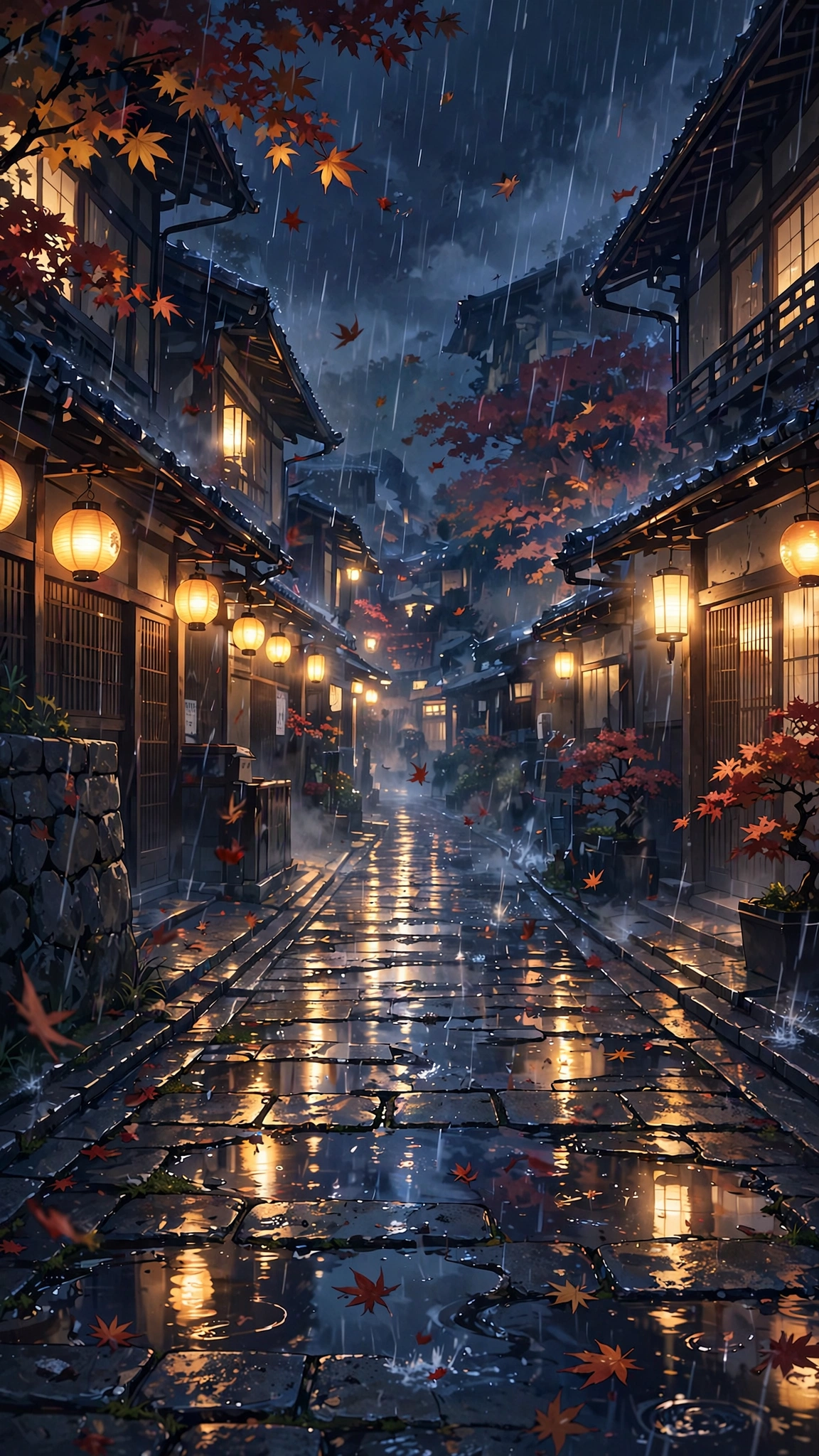 Silent Kyoto Rain