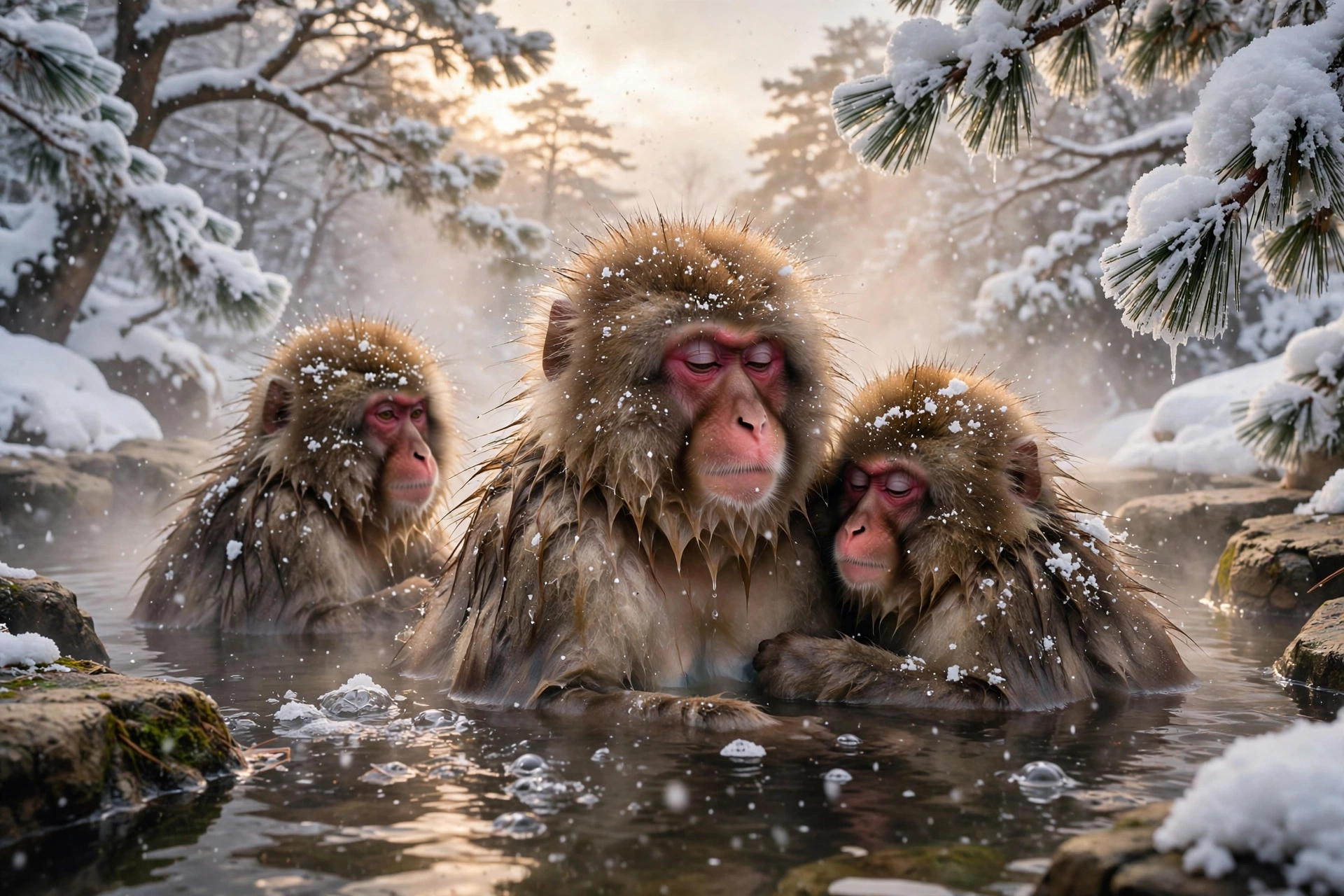 Snow Monkey Soak